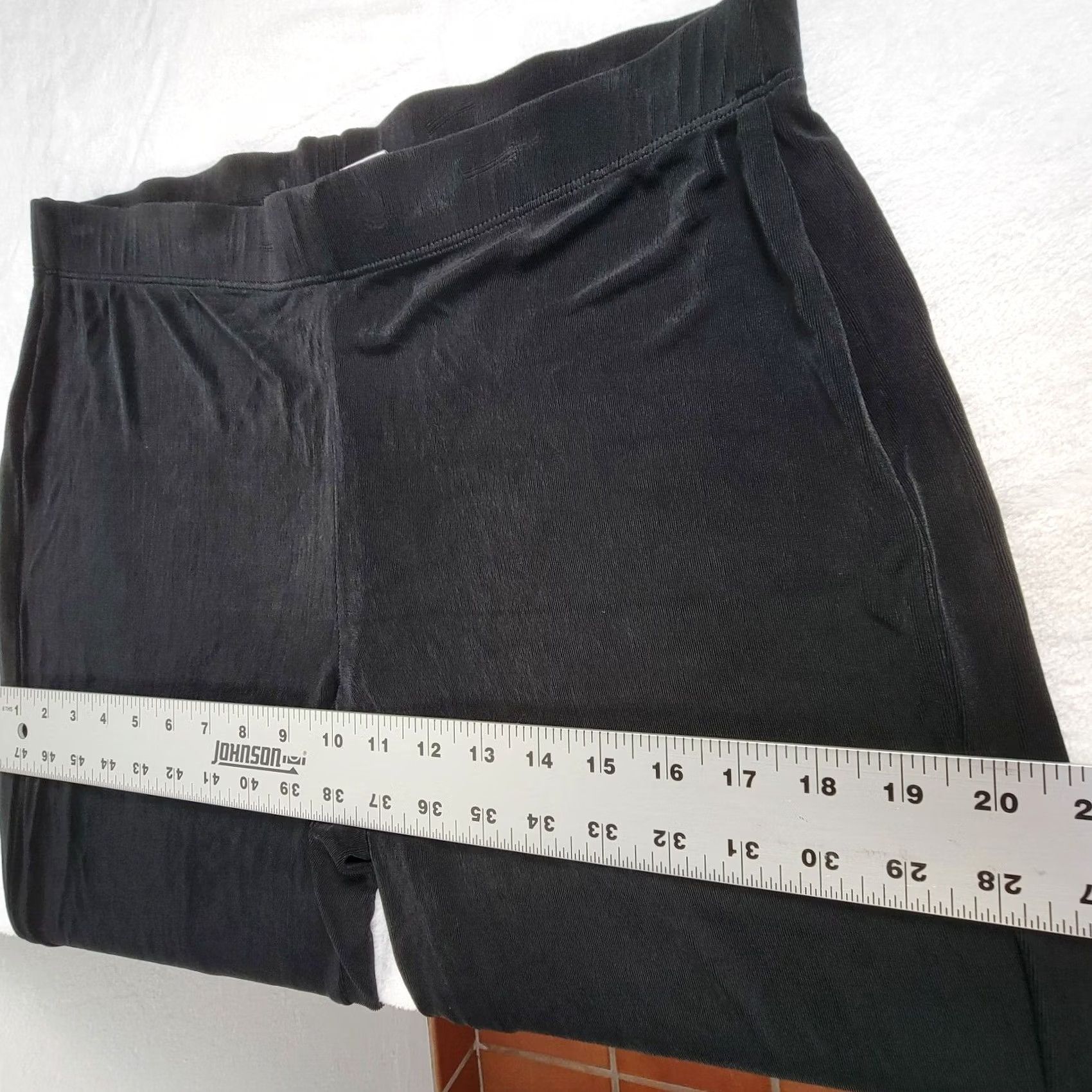 Vintage Chico's Travelers Womens Mid-Rise Straight Leg Pull-On Pants Size 1 Short Black Size 25" / US 0 / IT 36 - 6 Thumbnail