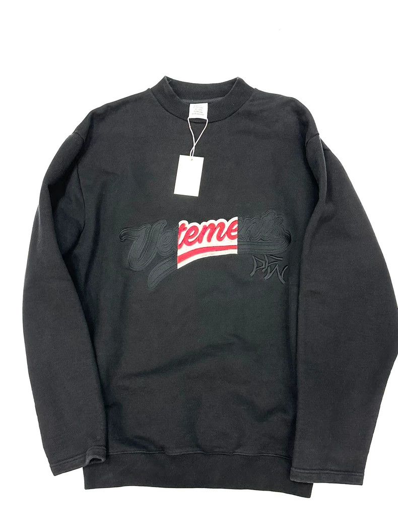 Vetements Vetements Chest Patchwork Embroidered LOGO Hoodie Size US XS / EU 42 / 0 - 1 Thumbnail