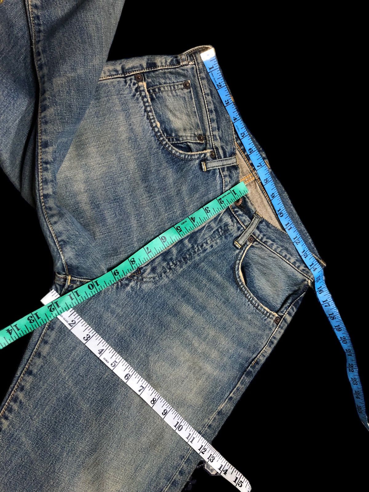 Edwin WIDE LEG VINTAGE SELDVEDGE DENIM Size US 30 / EU 46 - 9 Thumbnail