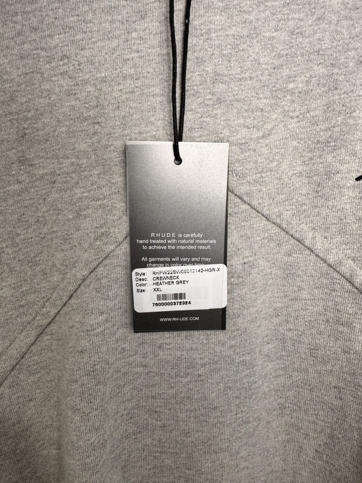 Rhude Rhude crewneck heather grey Size US XXL / EU 58 / 5 - 4 Thumbnail
