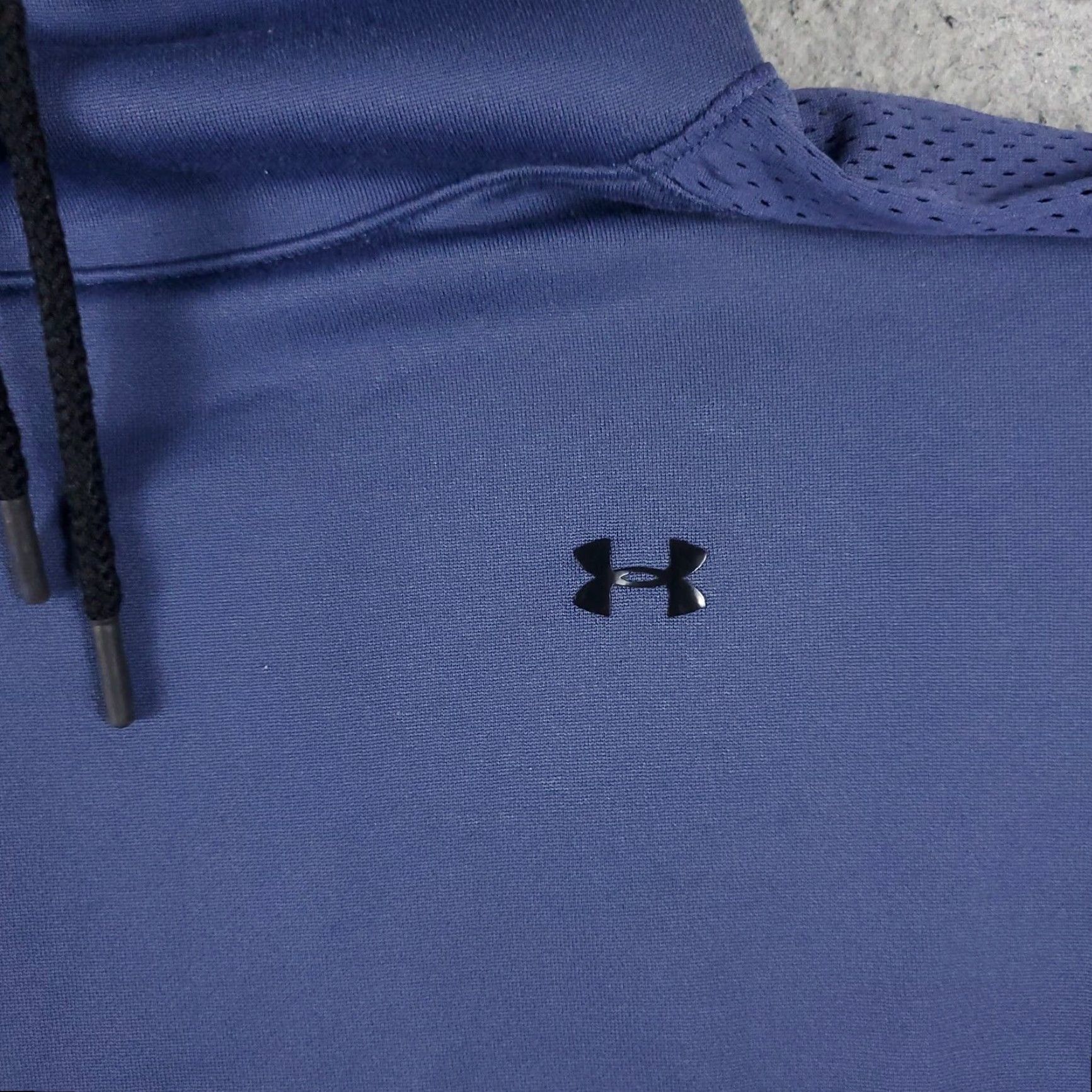 Under Armour Under Armour Sweatshirt Womens Small Blue High Neck Pullover Ladies Size S / US 4 / IT 40 - 2 Thumbnail