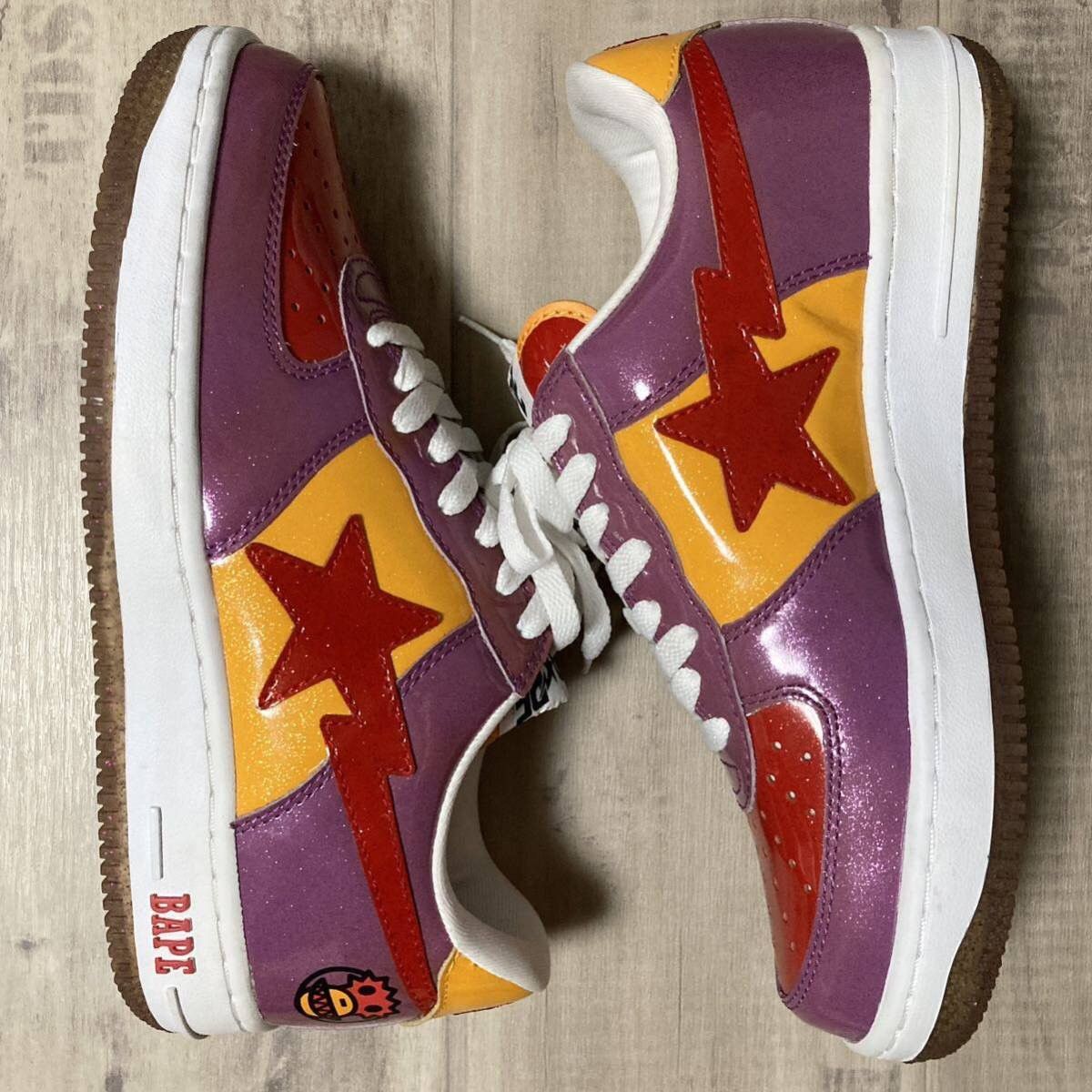 Bape × Nigo Glitter BAPESTA sneakers a bathing ape BAPE STA SHOES NIGO Size US 8 / EU 41 - 3 Thumbnail