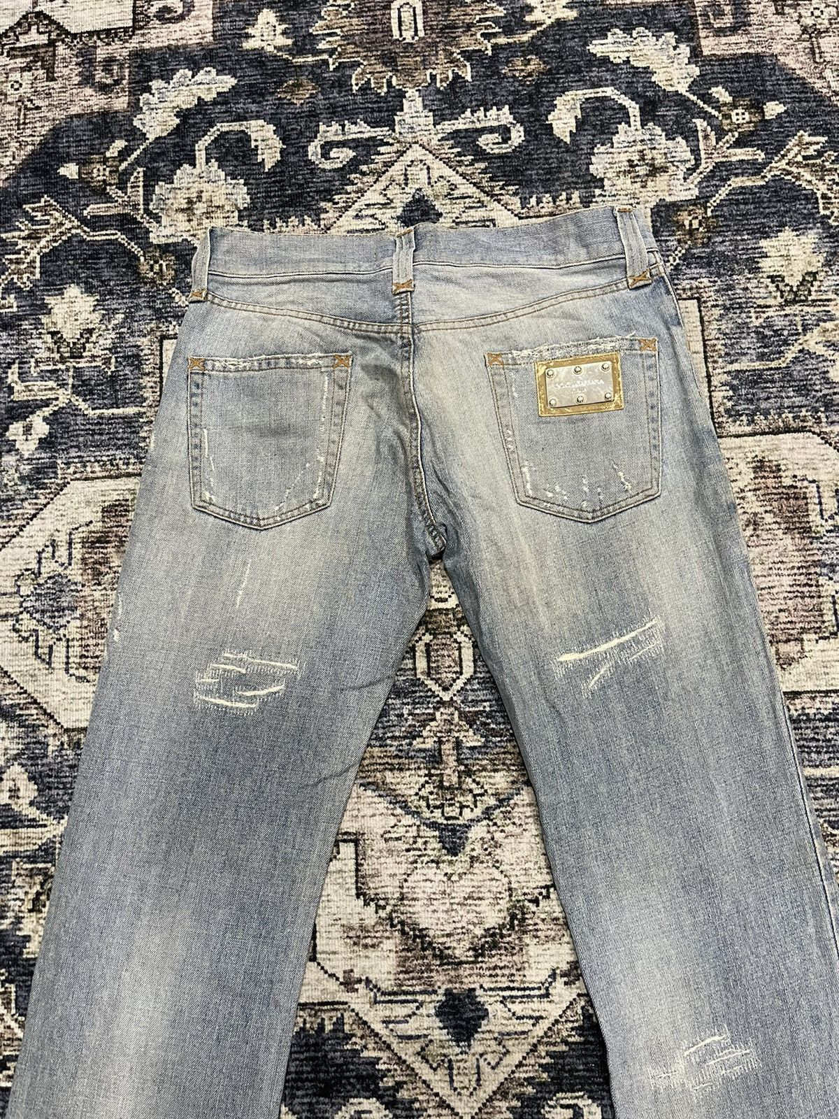 Dolce & Gabbana Vintage Dolce & Gabbana D&G Luxury Designer Metal Logo Denim Size US 34 / EU 50 - 4 Thumbnail