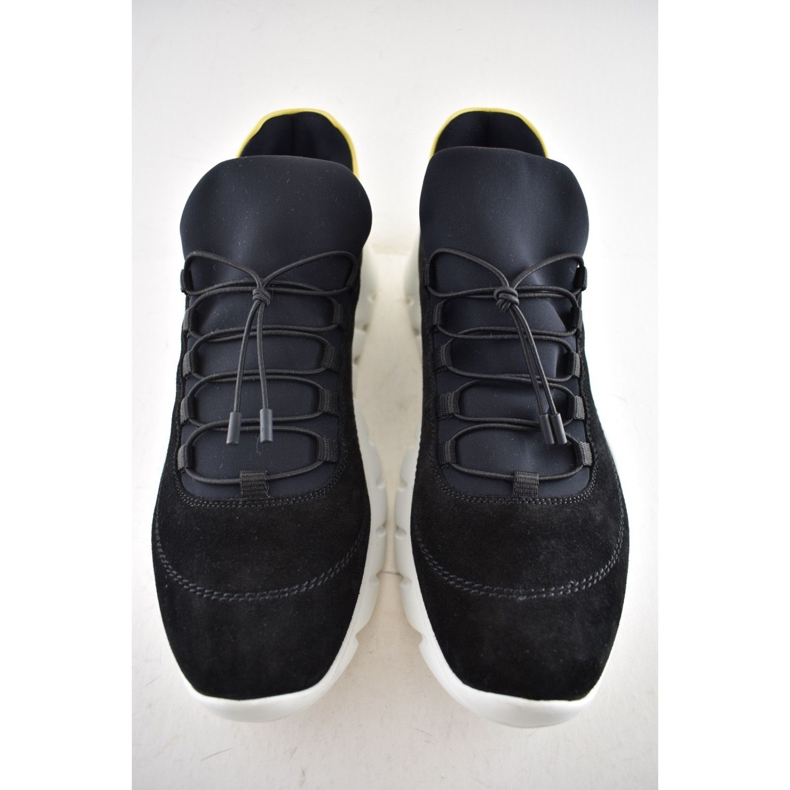 Fendi Fendi Mens Black Yellow Logo Suede Runner Sneaker US 10.5 Size US 10.5 / EU 43-44 - 5 Thumbnail