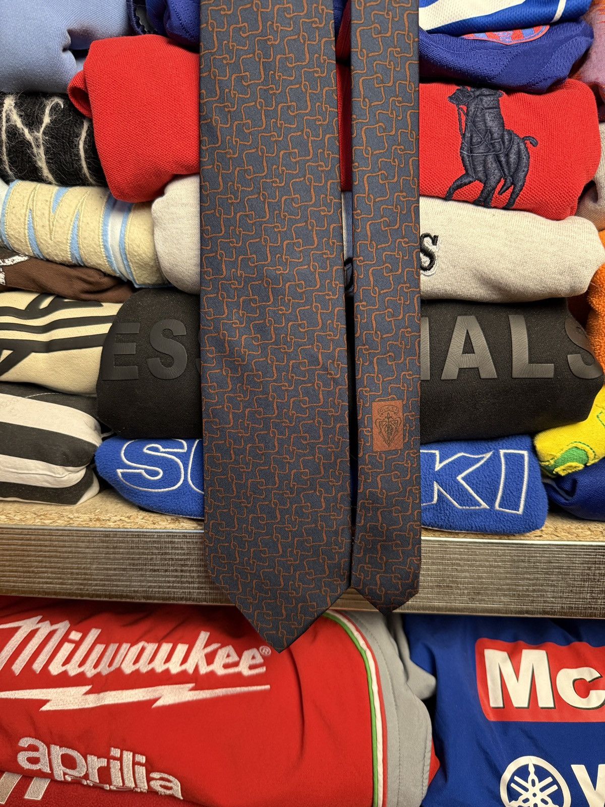 Gucci GUCCI SILK TIE MENS Size ONE SIZE - 3 Thumbnail