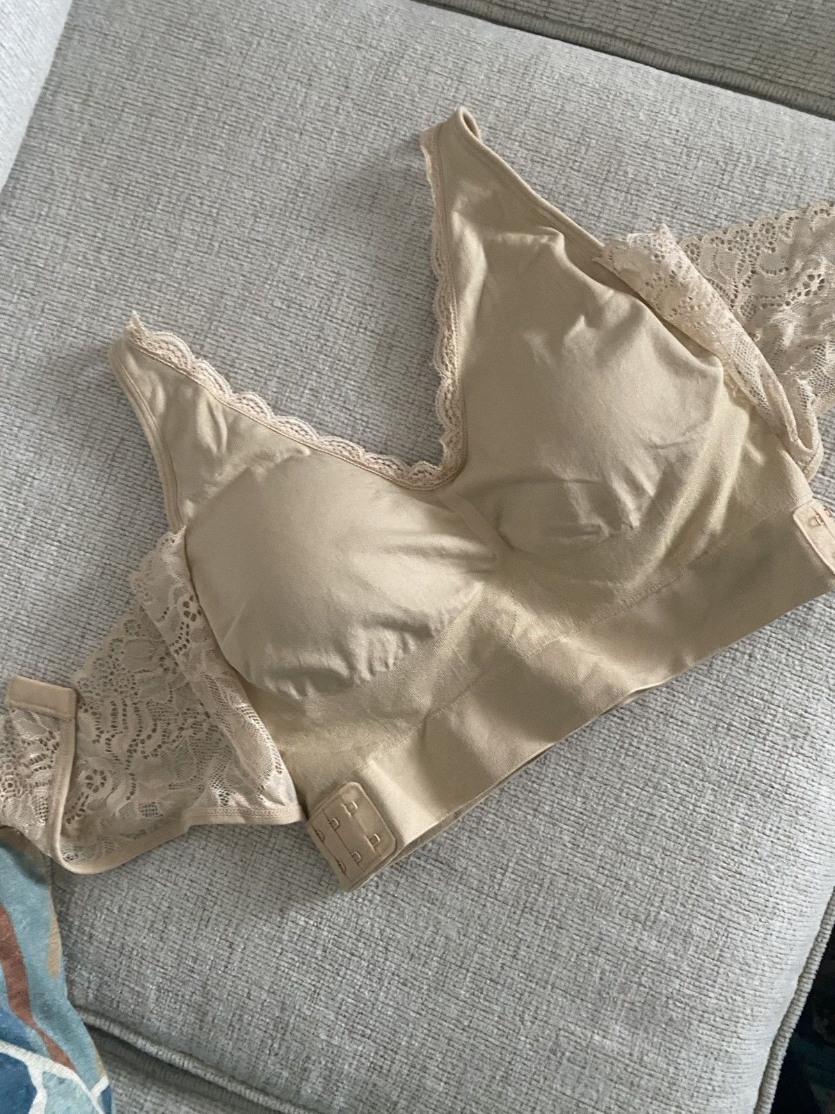 Other Beige Shaping Wireless Front Cross Side Buckle Lace L NWOT Size ONE SIZE - 6 Thumbnail