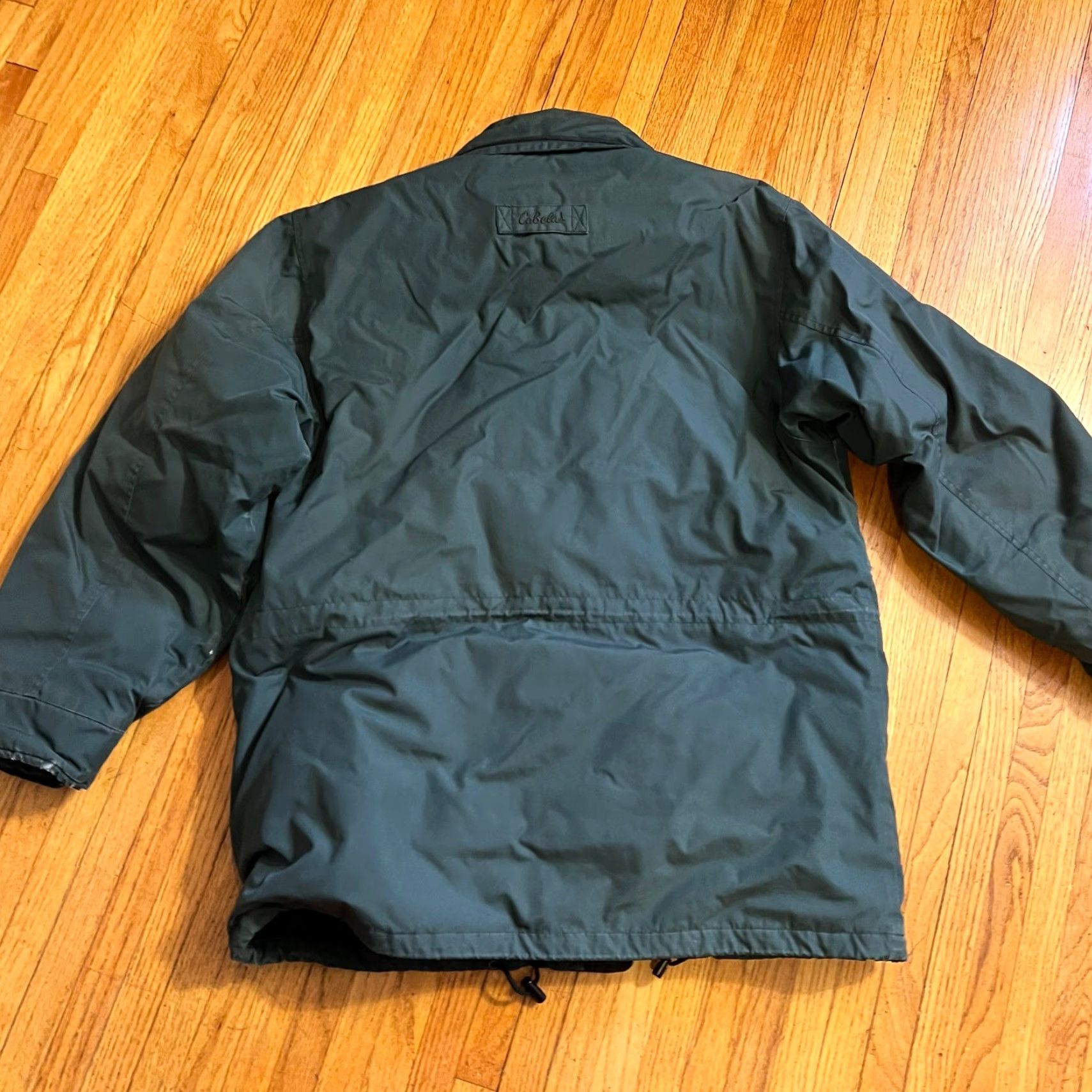 Vintage Cabela's Coat Mens Large Goose Down Heavy Winter Green Parka Coat L Mens Green Goose Down Chore Jacket Size US L / EU 52-54 / 3 - 4 Thumbnail