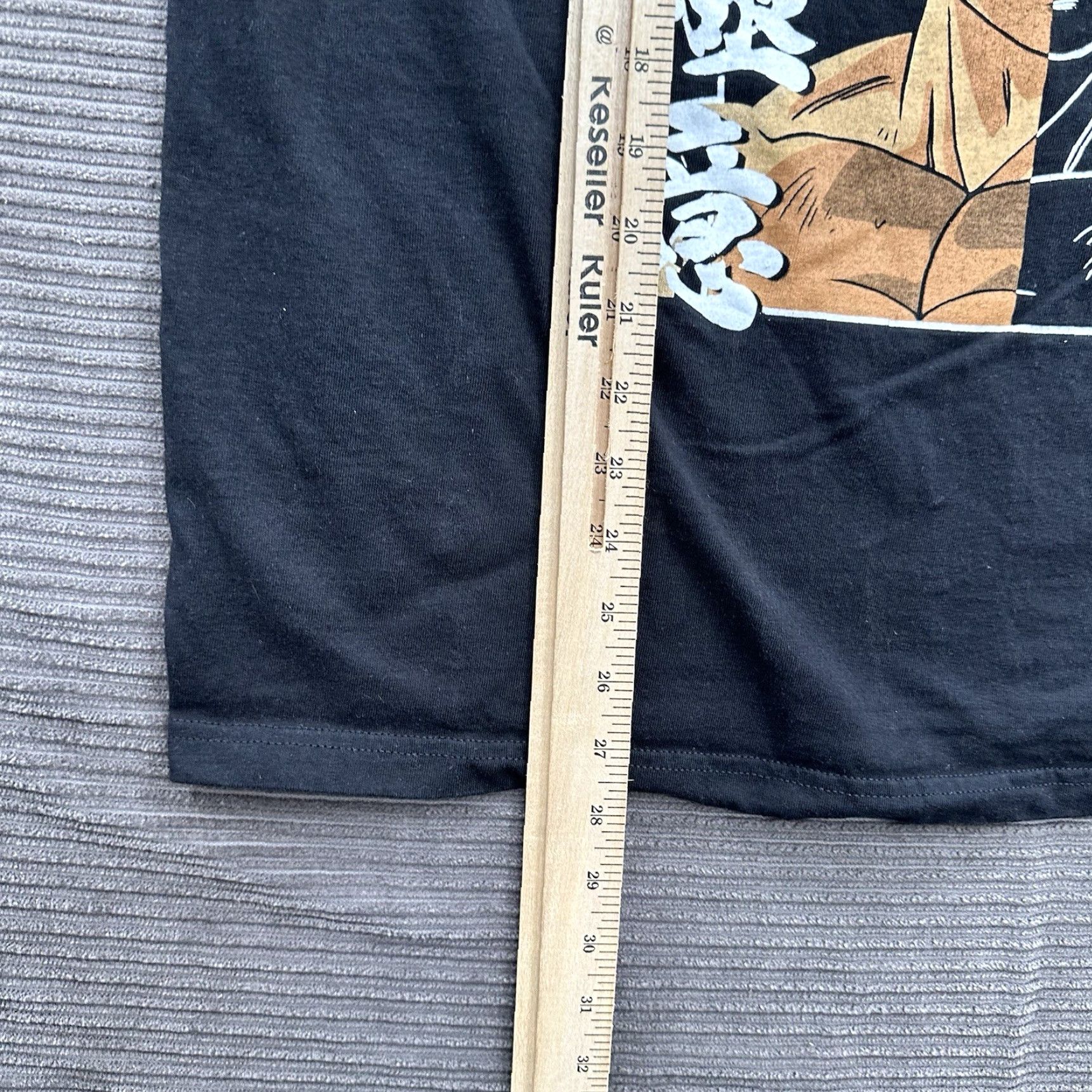 Vintage Dragon Ball Z Super Ultra Instinct T-Shirt Men L Black Cotton Graphic Print Size US L / EU 52-54 / 3 - 5 Thumbnail