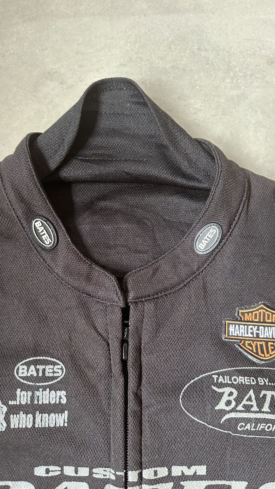 Vintage VINTAGE CUSTOM BATES LEATHER MOTORCYCLE JACKET Size US M / EU 48-50 / 2 - 9 Thumbnail