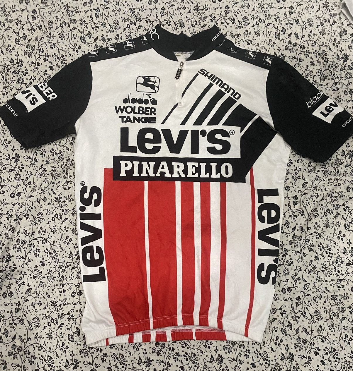 ヴィンテージ☆PINARELLO Levi's イタリー サイクリングウェア Japanese Brand × Levi's × Vintage vintage SHIMANO Levi's Italian