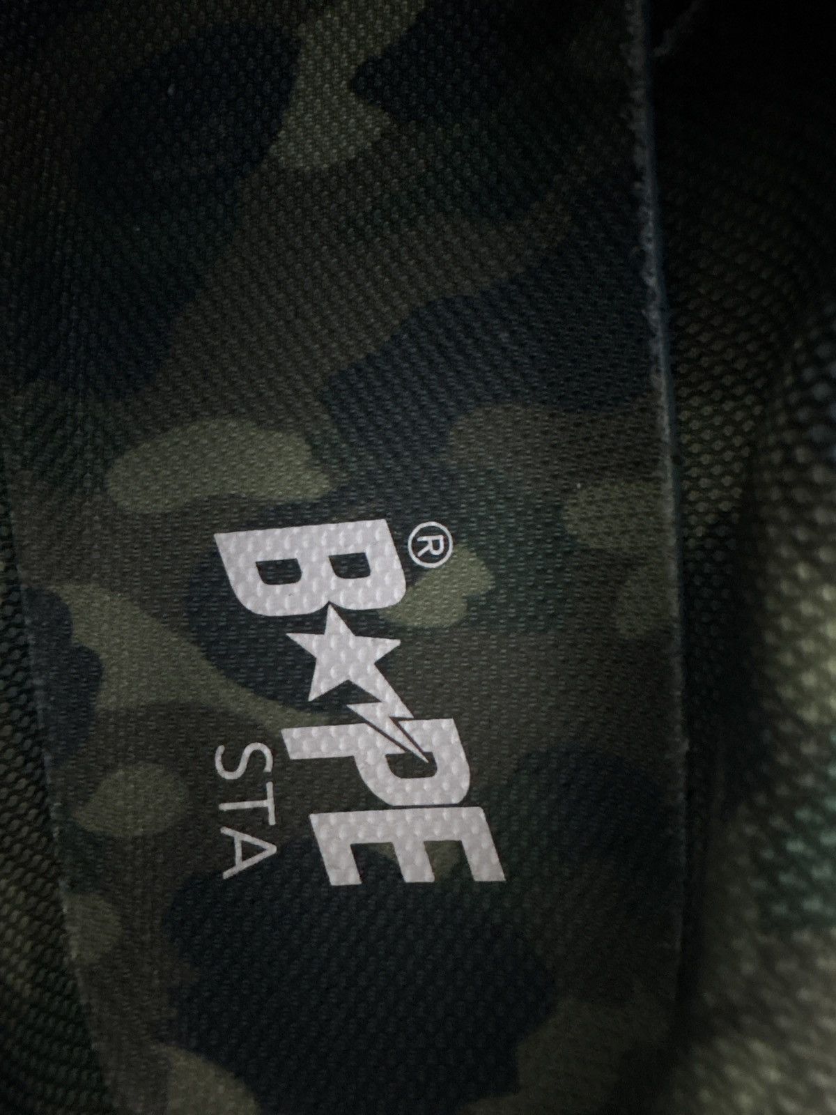 Bape Bapesta Roadsta#1 Green Camo Size US 12 / EU 45 - 7 Thumbnail