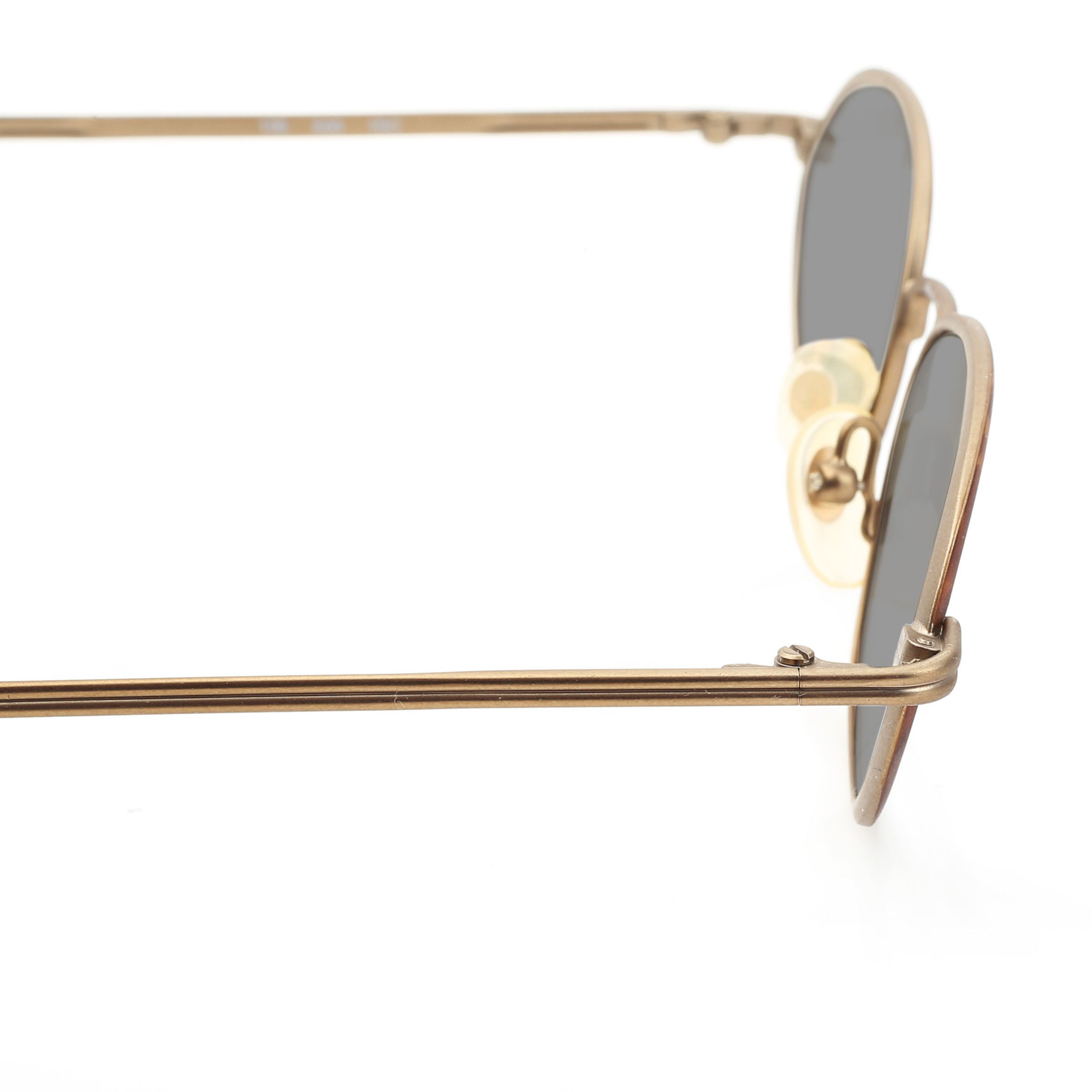 Polo Ralph Lauren Ralph Lauren '90s Gold Dark Havana Oval Sunglasses Size ONE SIZE - 3 Thumbnail