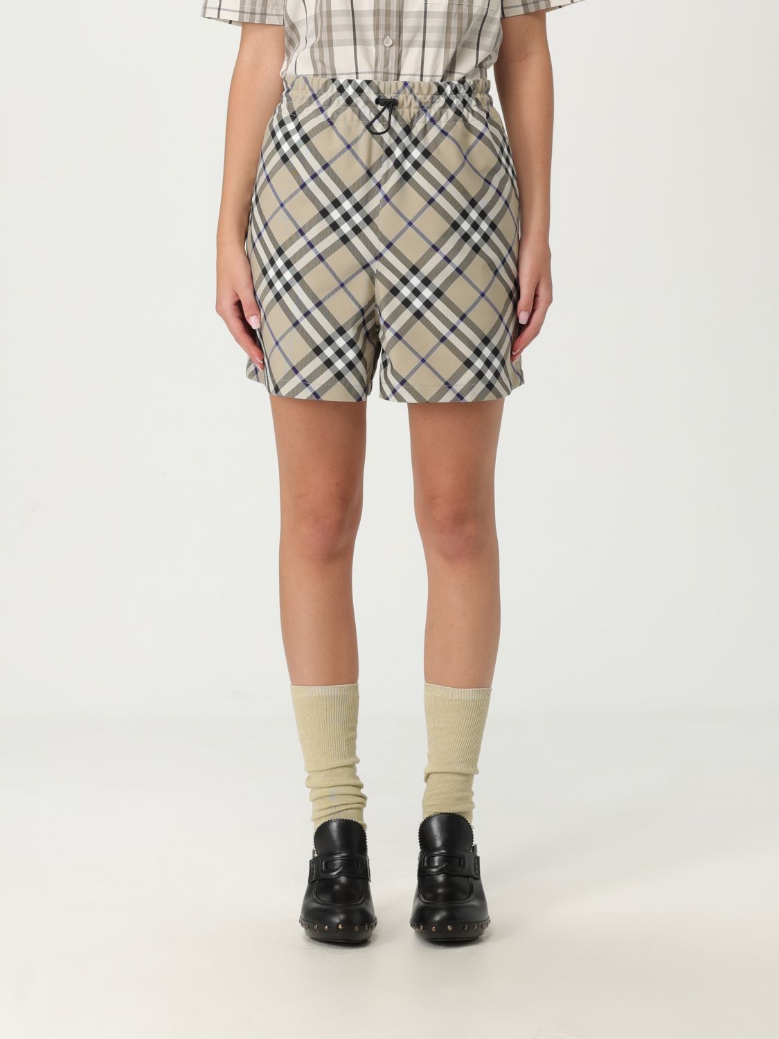 Burberry Burberry Short Woman Beige Size 27" / US 4 / IT 40 - 1 Thumbnail