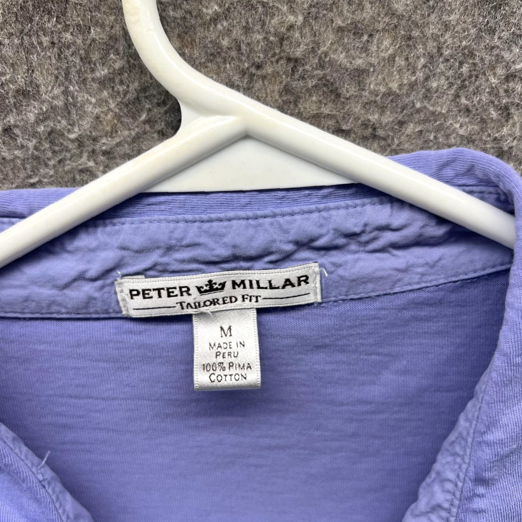 Peter Millar Peter Millar Polo Shirt Mens M Blue Pima Cotton Pocket Tailored Fit Casual Size US M / EU 48-50 / 2 - 7 Thumbnail