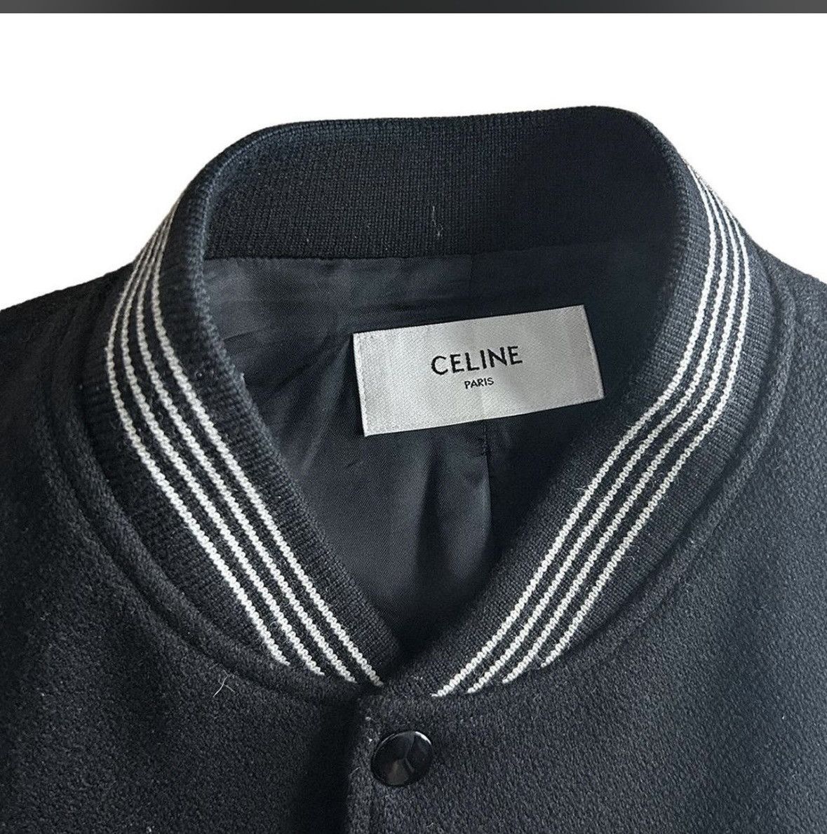 Celine Celine Teddy / Varsity Jacket – Size 56 Size US XL / EU 56 / 4 - 4 Thumbnail