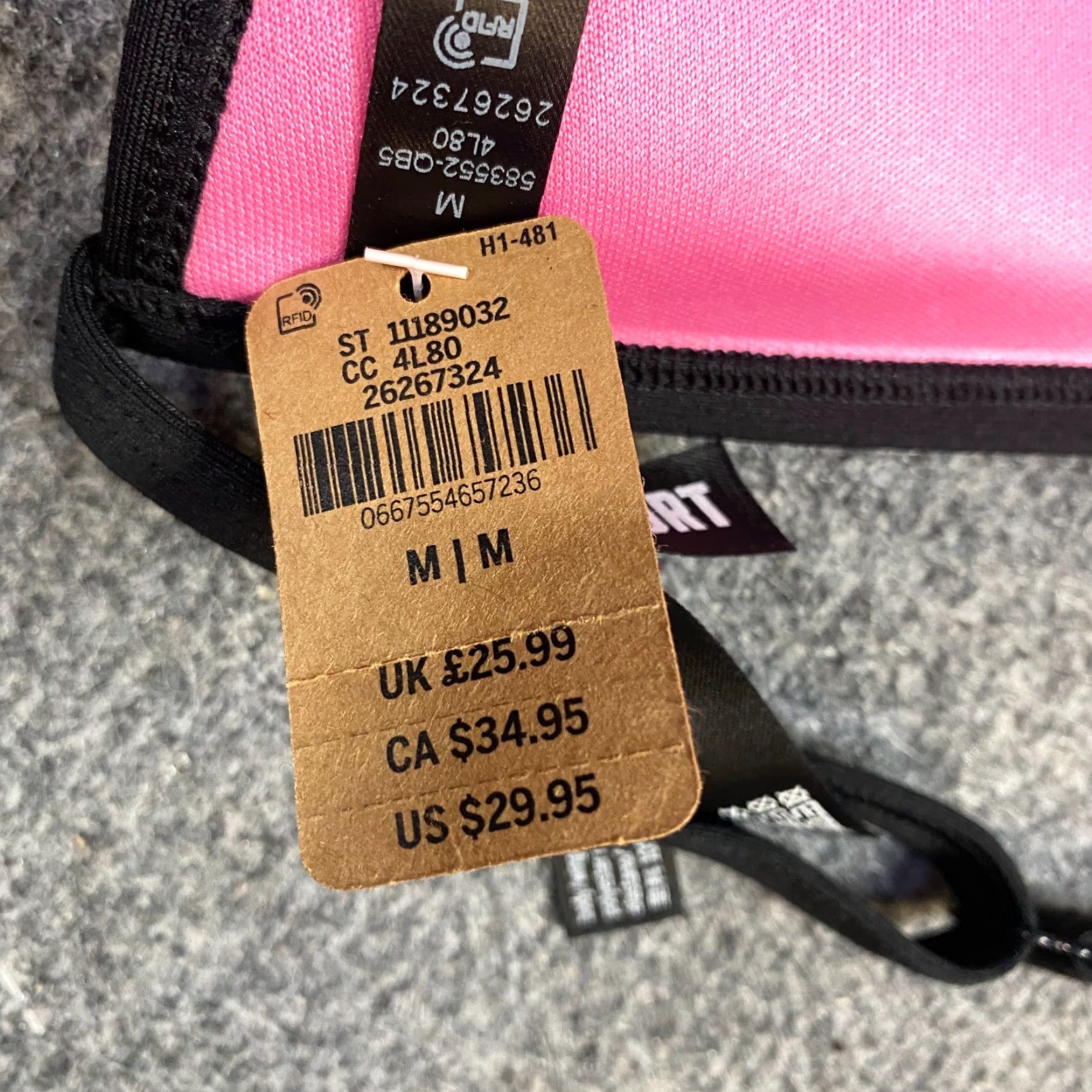 Pinko VINTAGE? Pink Victoria's Secret Bra M White Black Trim Wireless NEW Shirt Womens M White Victoria'S Secret Dream Angels B Wireless T-Shirt Bra Size ONE SIZE - 5 Thumbnail