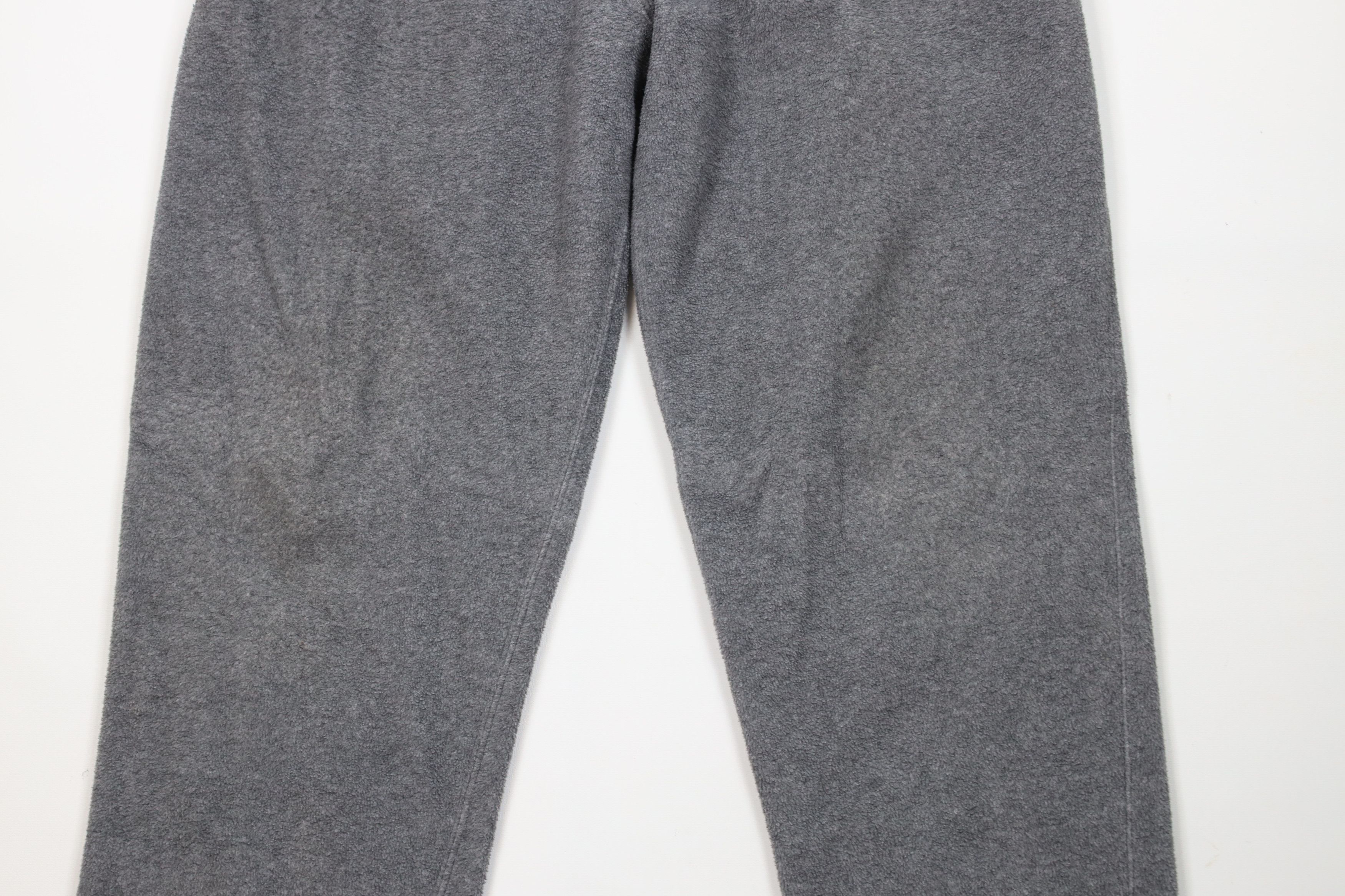 Gap × Vintage Vintage 90s Gap Wide Leg Fleece Sweatpants Pants Gray USA Size US 38 / EU 54 - 3 Thumbnail