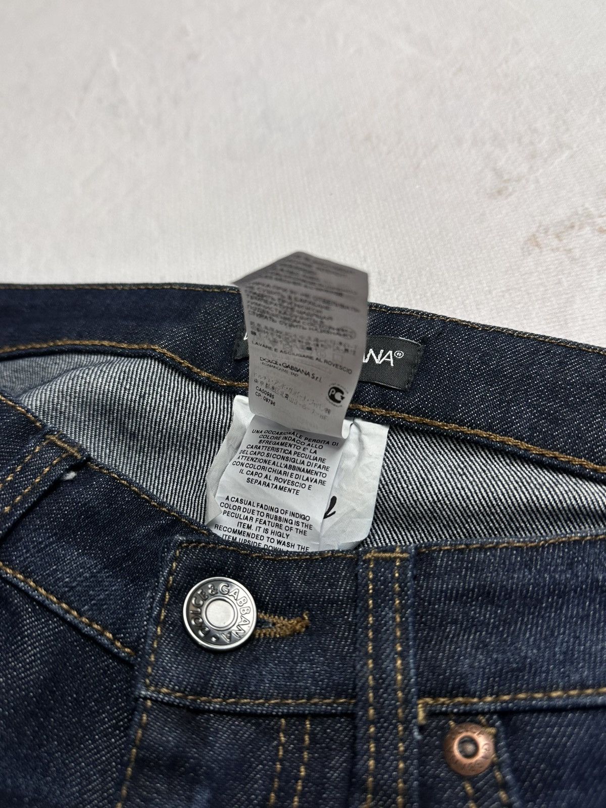 Dolce & Gabbana × Japanese Brand × Vintage Avant Garde Luxury Denim Dolce & Gabbana (D&G) Classic LGB Size 27" / US 4 / IT 40 - 8 Thumbnail