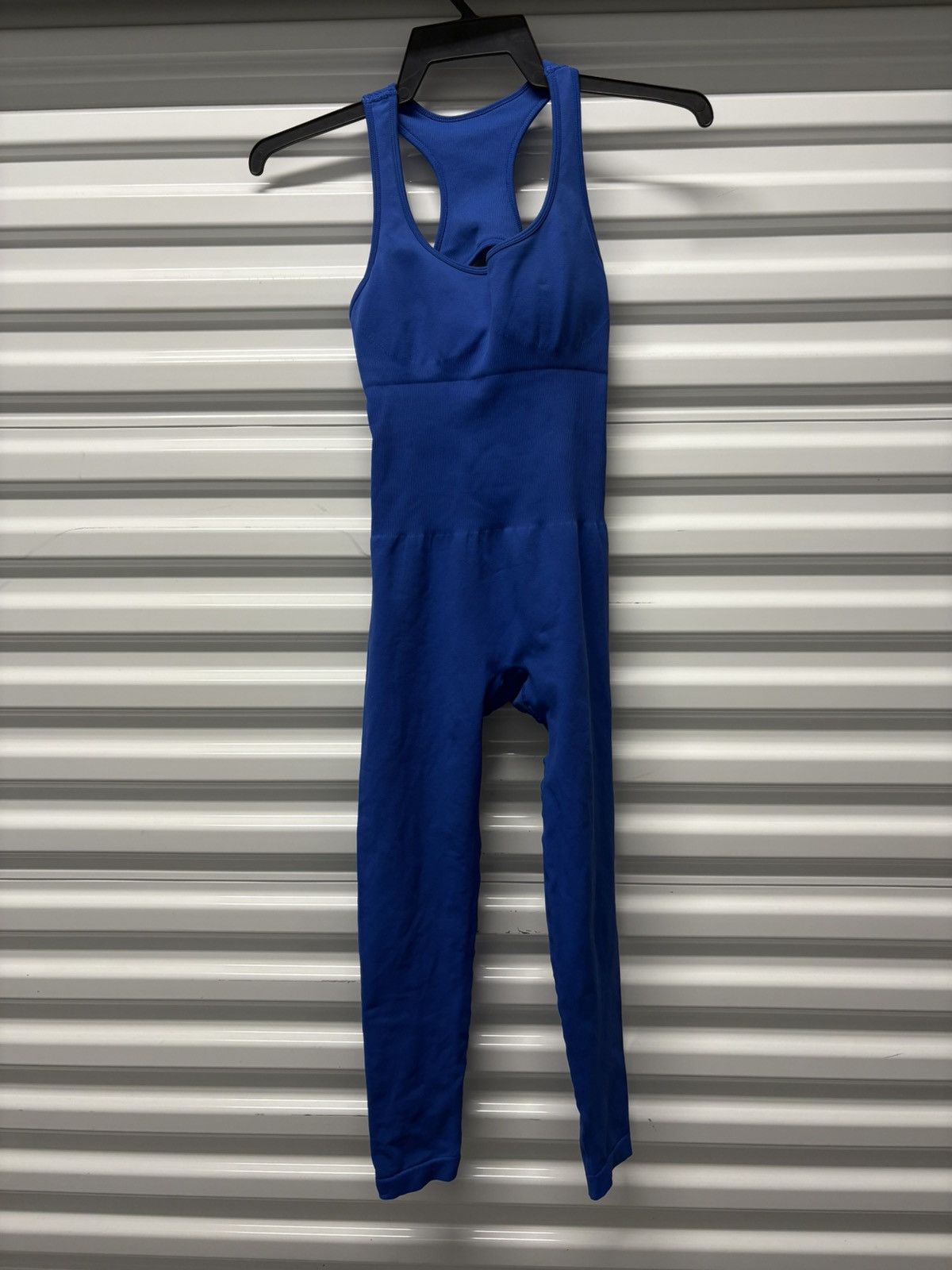 Other Cobalt Blue Seamless Workout Jumpsuit Size L / US 10 / IT 46 - 1 Thumbnail
