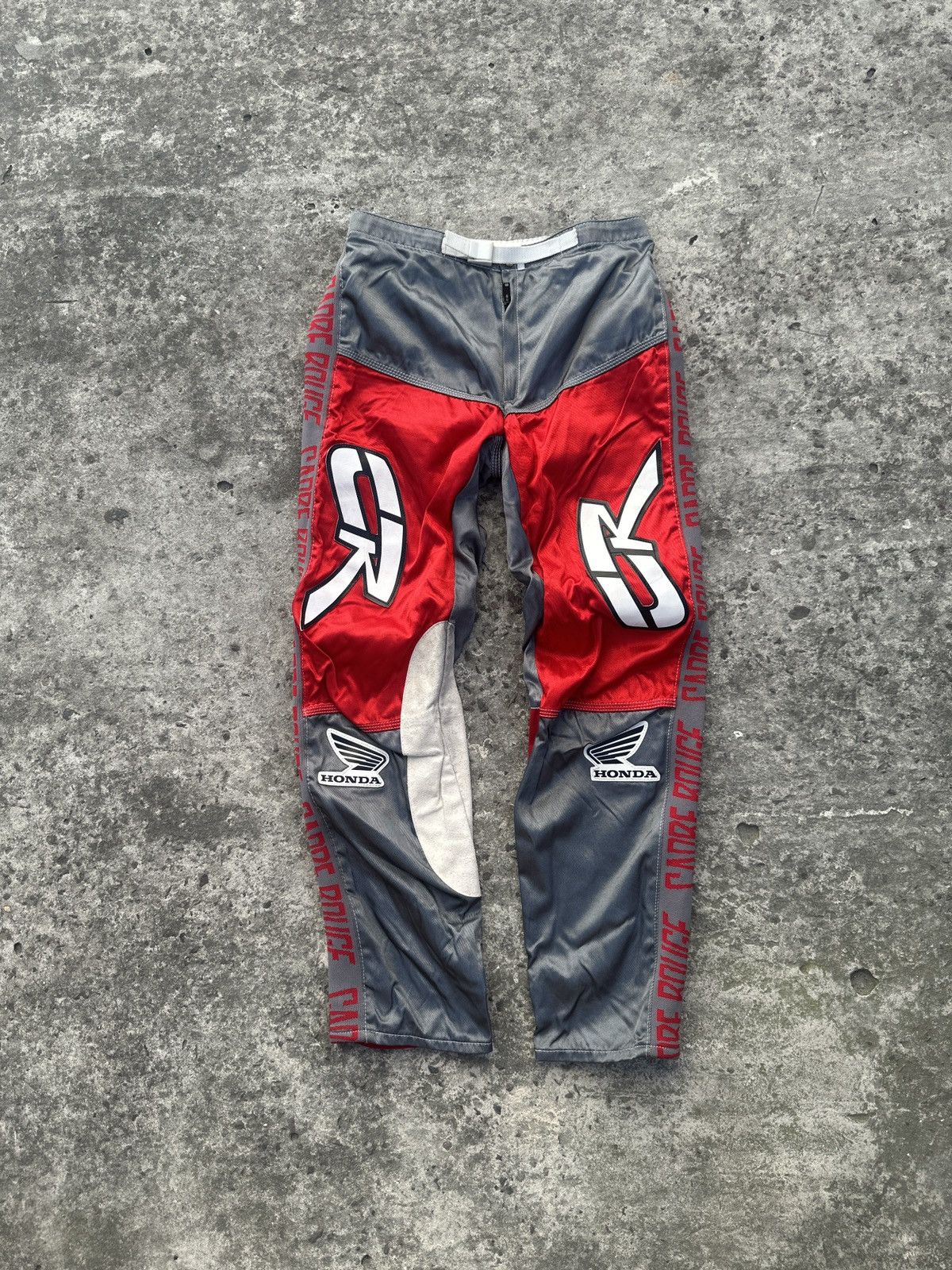 Honda Vintage Honda Logo Pants Streetwear Racing S Rare Moto Usa Size US 30 / EU 46 - 2 Thumbnail
