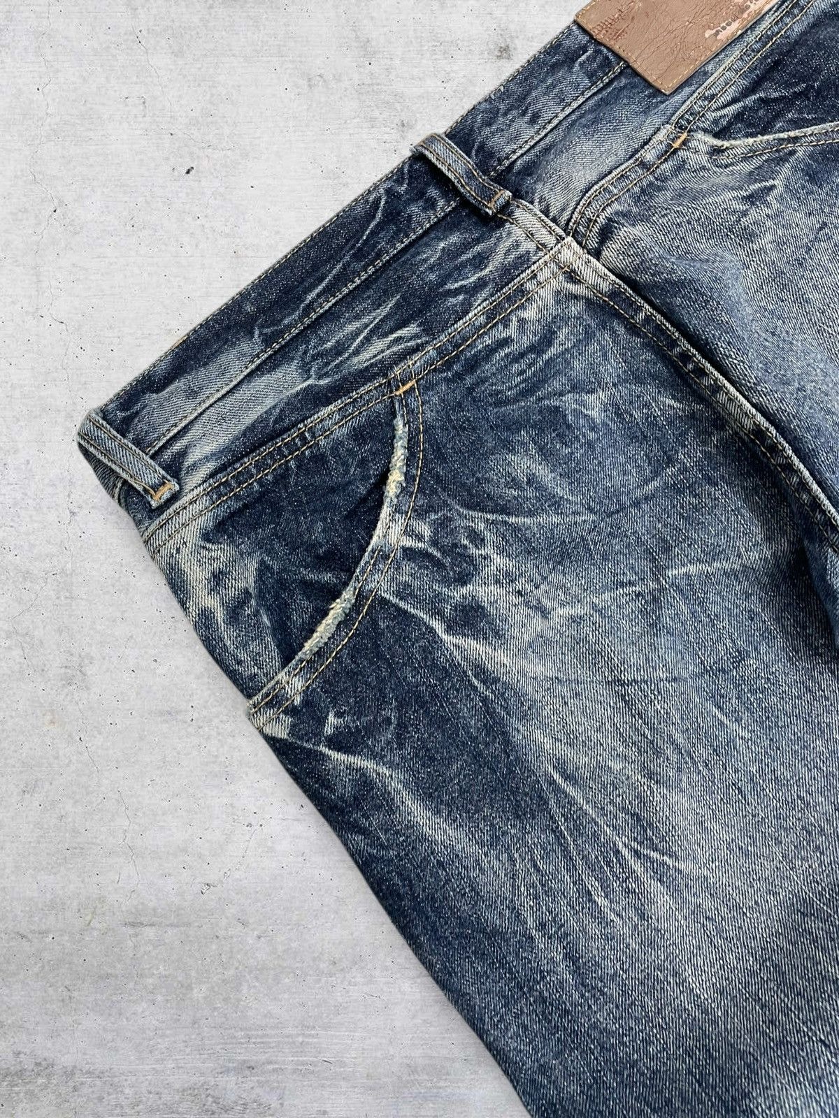 semanticdesign VINTAGE DHEART JAPAN DESIGNER 90S OG RUGGED AESTHETIC DENIM Size US 31 - 16 Thumbnail