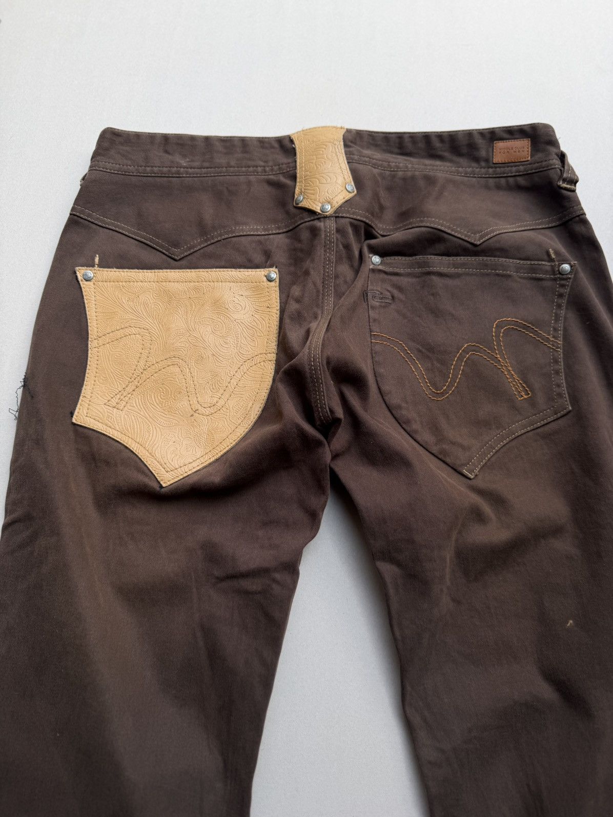 Japanese Brand Nicole club for men flare jeans Size US 31 - 4 Thumbnail