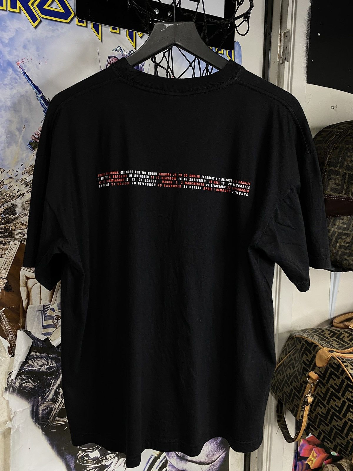 Vintage Vintage 90’s Robbie Williams Tour T-Shirt Vtg Adult Medium Size US M / EU 48-50 / 2 - 2 Thumbnail