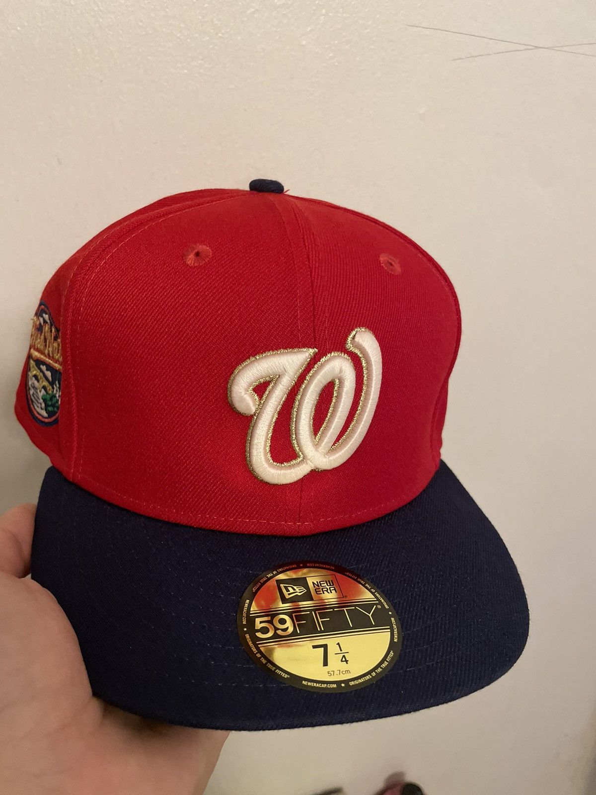 New Era Hat dreams Washington nationals Fred nats size 7 1/4 Brand Size ONE SIZE - 1 Thumbnail