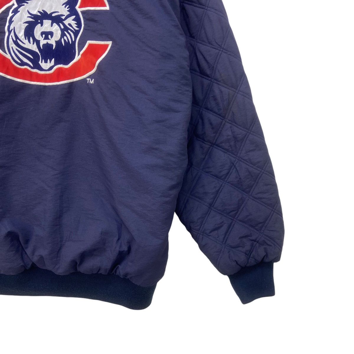 NFL × Starter Vintage Starter Chicago Bears Hooded Bomber Style Jacket Size US L / EU 52-54 / 3 - 8 Thumbnail