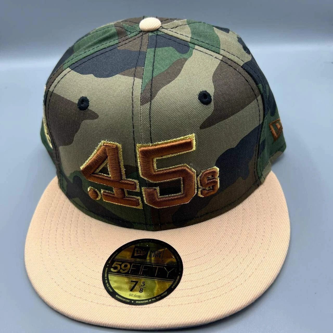 New Era Houston Astros Colt 45s Hat Men 7 5/8 Camouflage Fitted Cap Size ONE SIZE - 7 Thumbnail