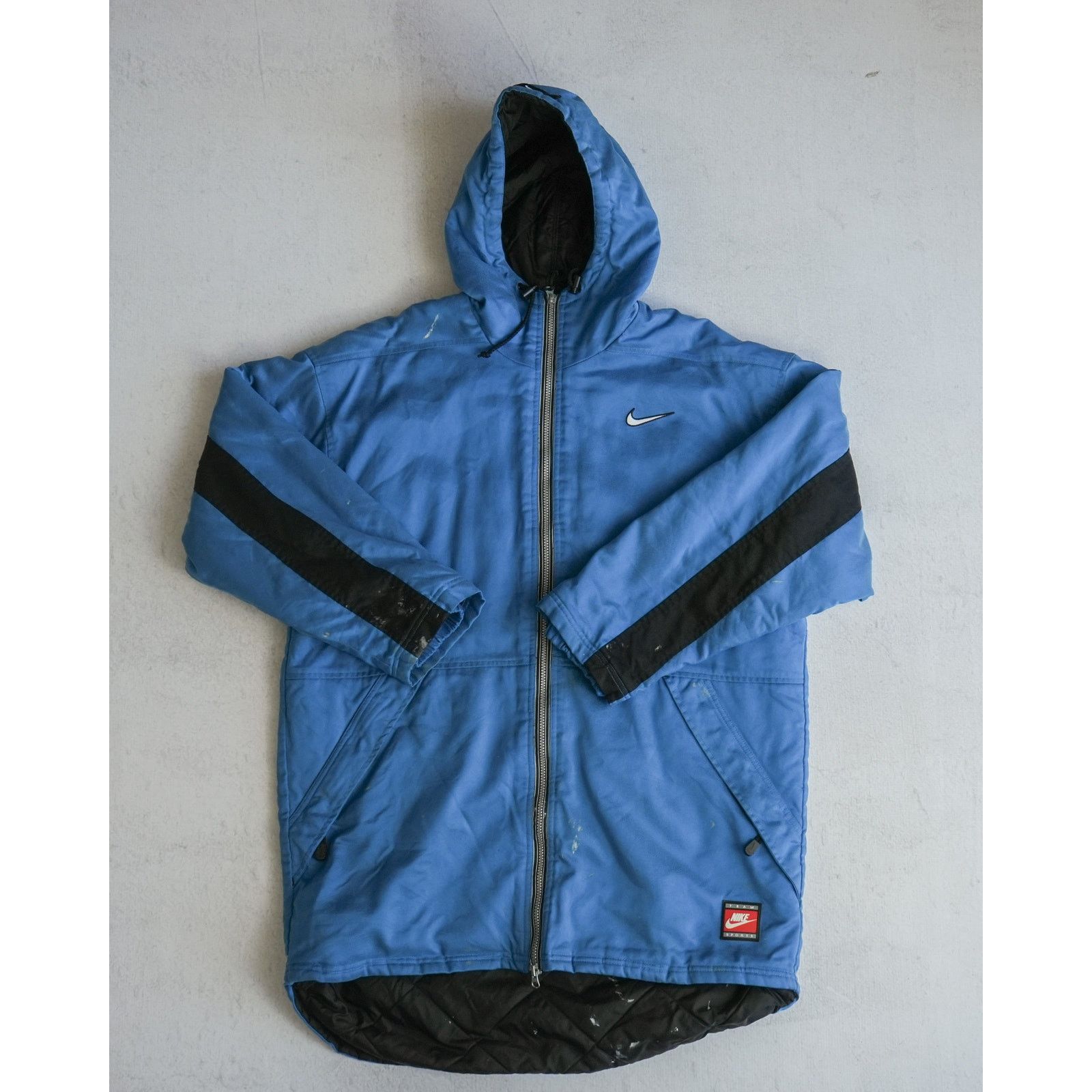 Nike Vintage 90s Nike Blue Regular Insulated Jacket - Men's 2XL Size US XXL / EU 58 / 5 - 1 Thumbnail