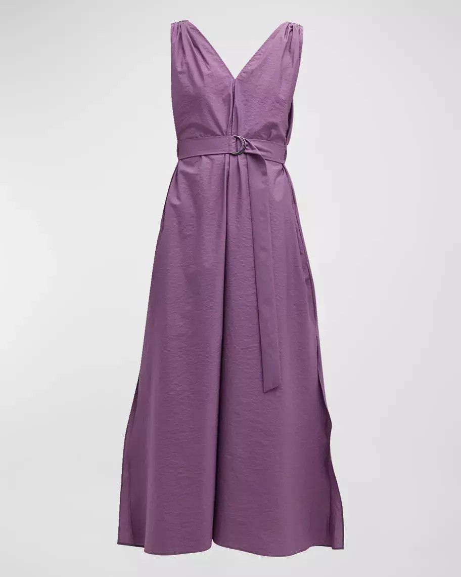 image of Brunello Cucinelli O1W1Db10524 Dress In Purple, Women's (Size XL)