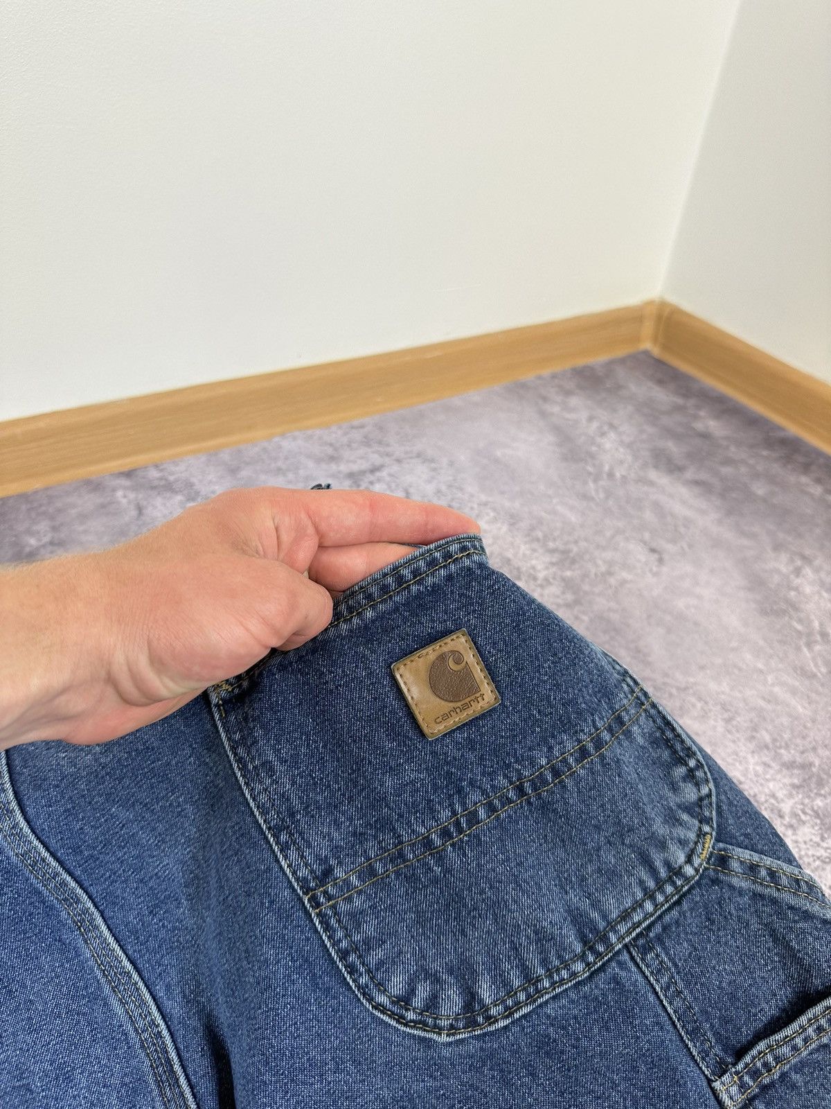 Carhartt Vintage Carhartt USA Cargo Carpenter Baggy Work Pants Jeans Size US 40 / EU 56 - 9 Thumbnail