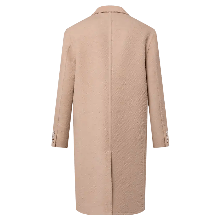 Louis Vuitton Double Face Silk and Wool Blend Double-Breasted Coat Size US L / EU 52-54 / 3 - 3 Thumbnail