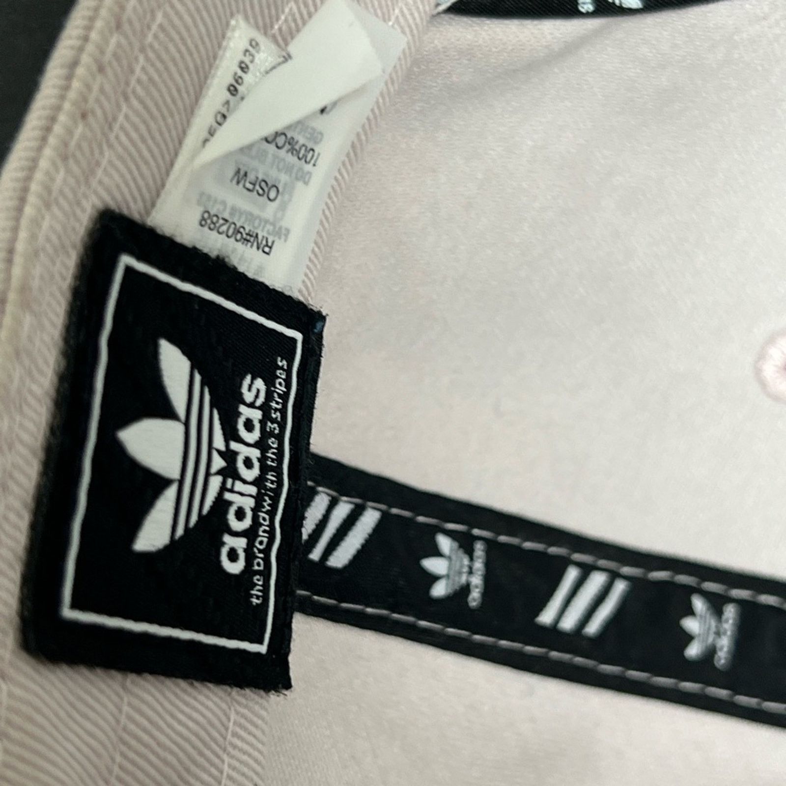 Adidas Adidas Originals Relaxed Adjustable Strap Back Hat Cream Size ONE SIZE - 6 Thumbnail