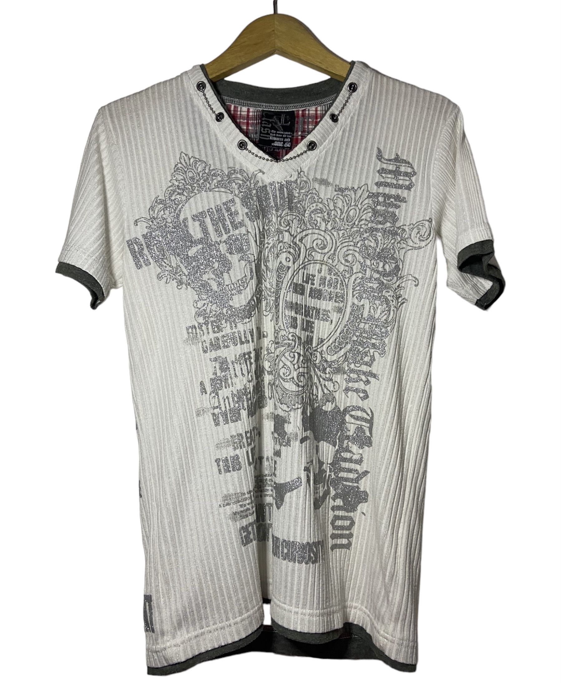 If Six Was Nine × Japanese Brand × Le Grande Bleu (L.G.B.) Vintage Clash Poem y2k styled Size US L / EU 52-54 / 3 - 1 Thumbnail