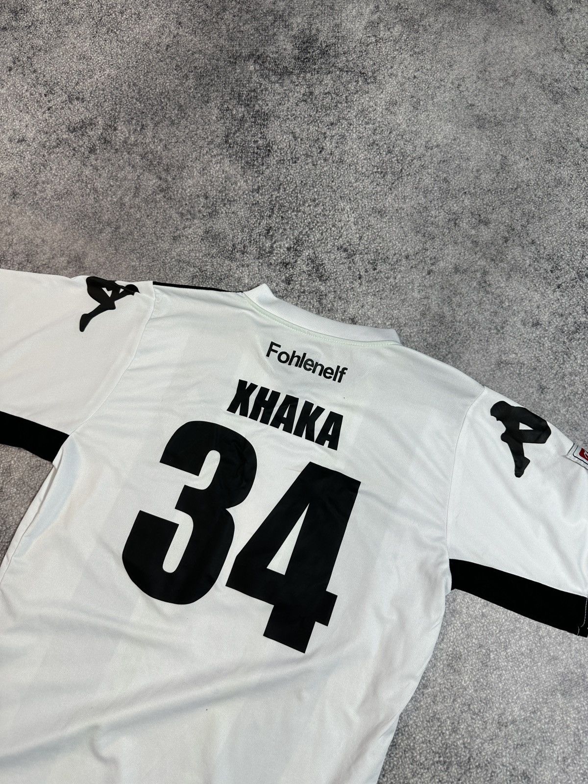 Kappa Kappa Borussia Menhengladbah 34 Khaka Soccer Jersey S Rare Size US S / EU 44-46 / 1 - 2 Thumbnail