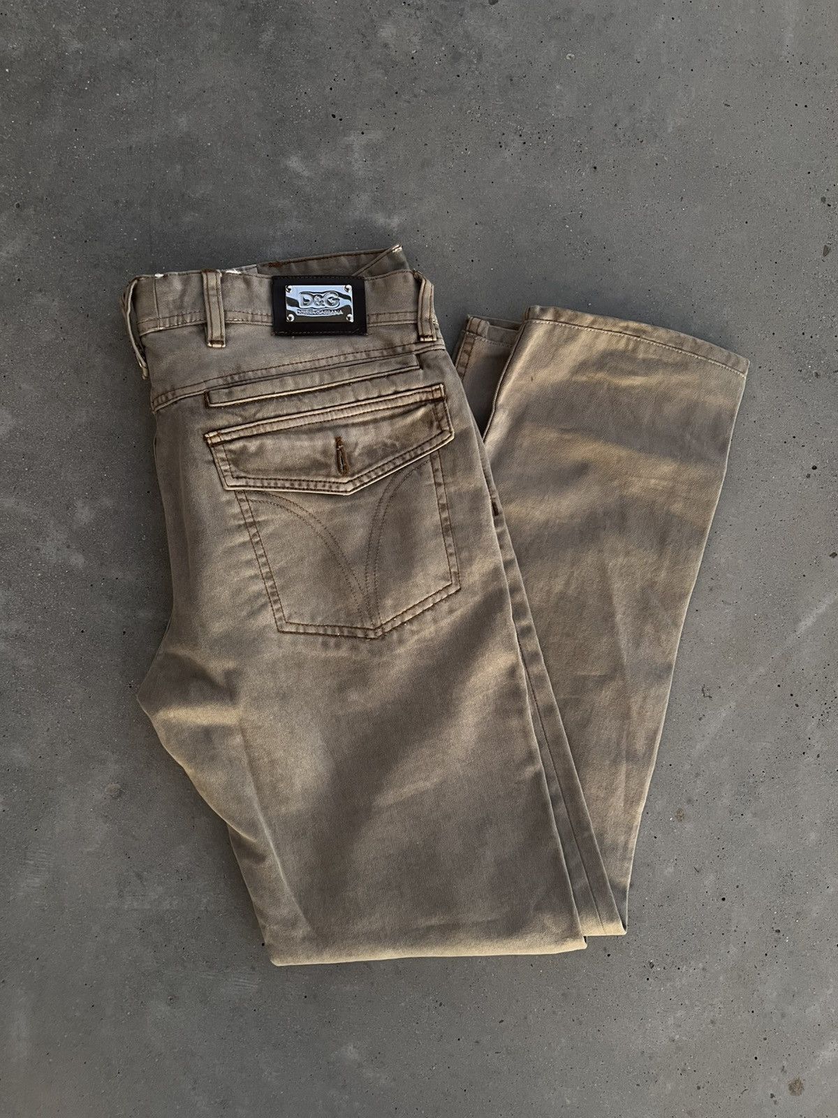 Dolce & Gabbana Dolce Gabbana denim jeans vintage distressed pants Size US 35 - 1 Thumbnail