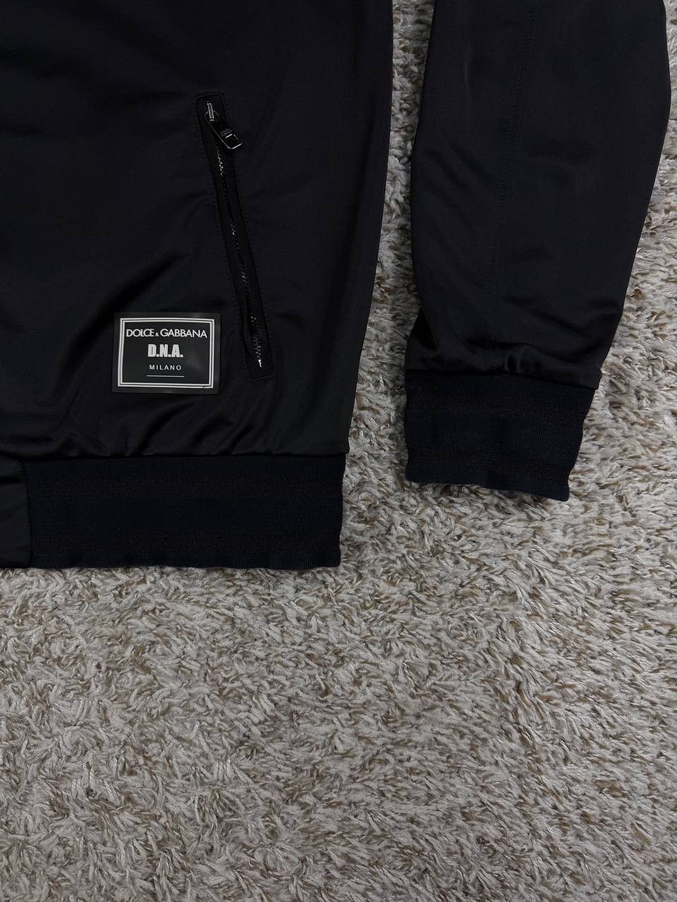 Dolce & Gabbana Dolce & Gabbana D.N.A Logo Plaque Patch Track Jacket Size US XL / EU 56 / 4 - 4 Thumbnail