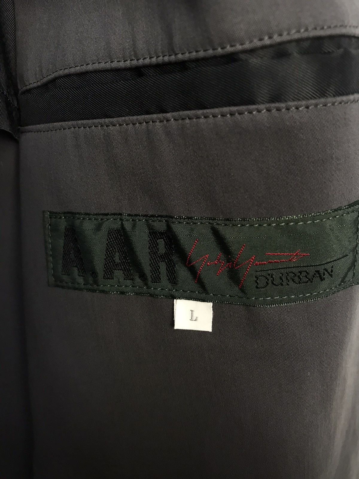 Yohji Yamamoto Yohji Yamamoto Dark Grey 2 Button Blazer/Jacket Size 44R - 6 Thumbnail