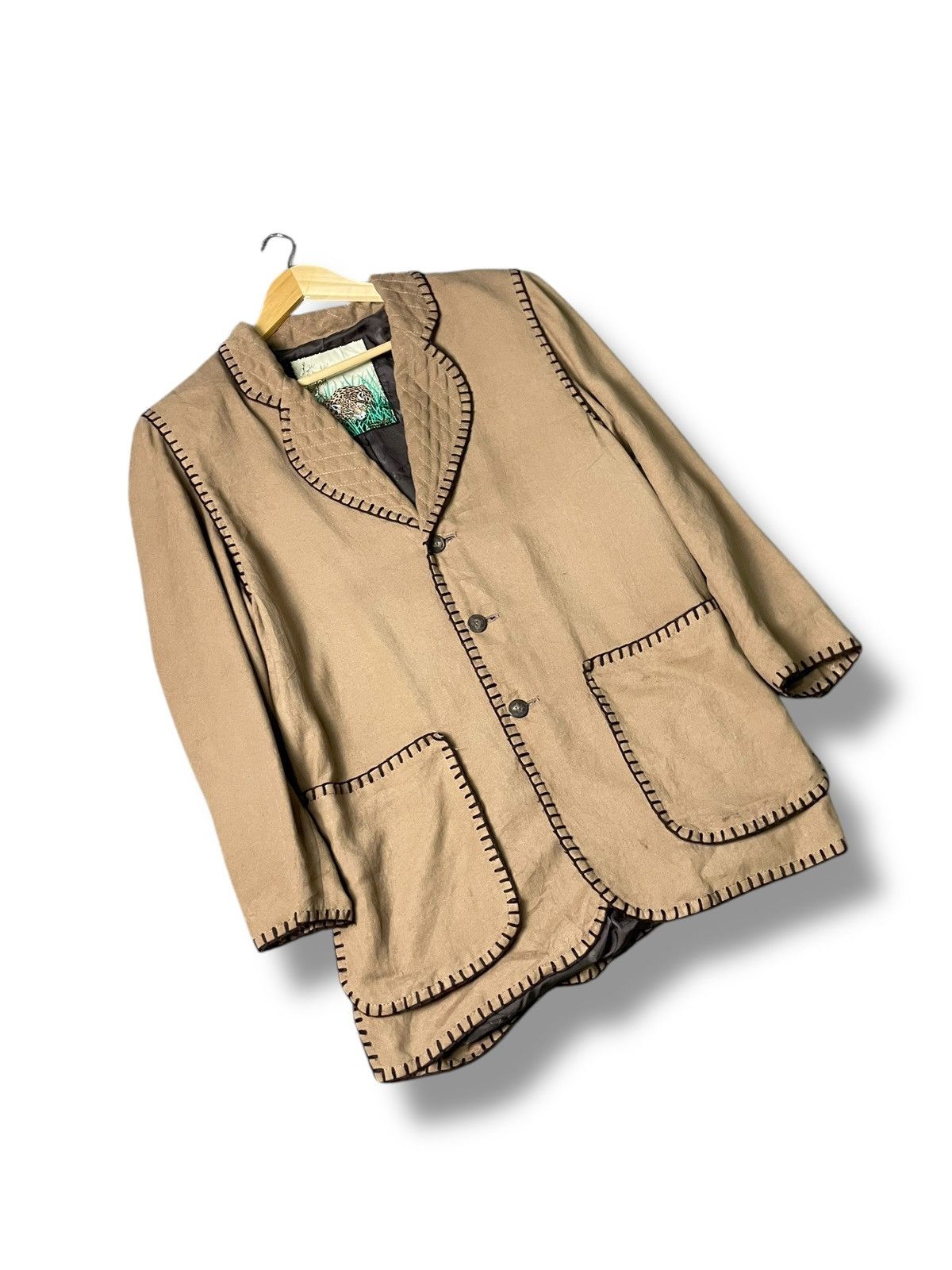 Japanese Brand × Vintage Itariya La Moda Goji Light Coat (77) Size US S / EU 44-46 / 1 - 2 Thumbnail
