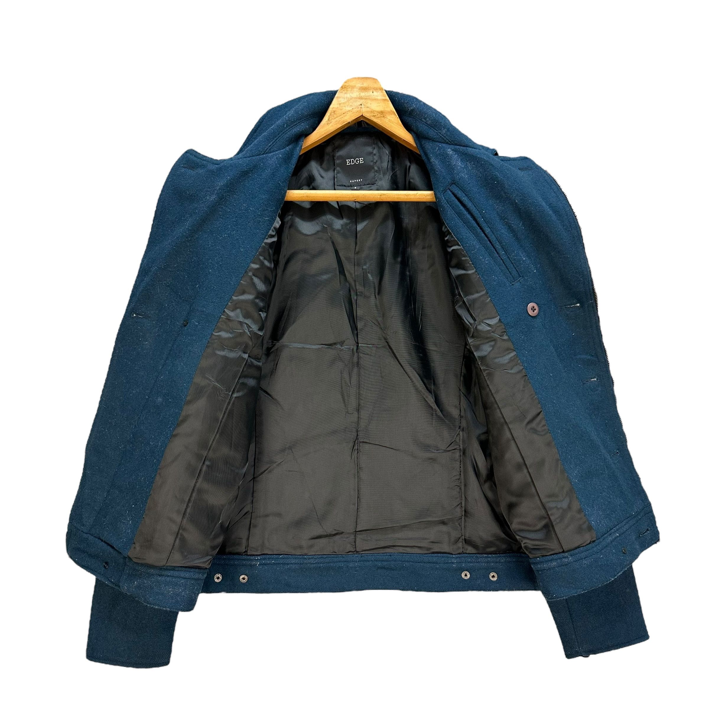Japanese Brand EDGE RUPERT Double Collar Wool Jacket #A21-0497 Size US S / EU 44-46 / 1 - 7 Thumbnail