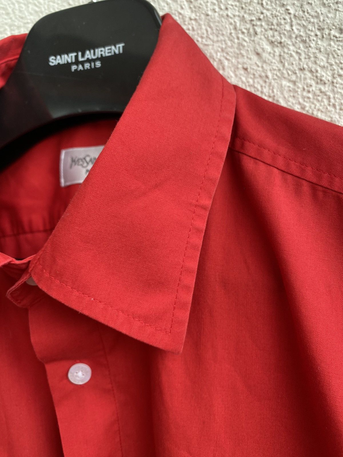 Yves Saint Laurent Summer YSL Shirt Red Button Up Size US L / EU 52-54 / 3 - 9 Thumbnail