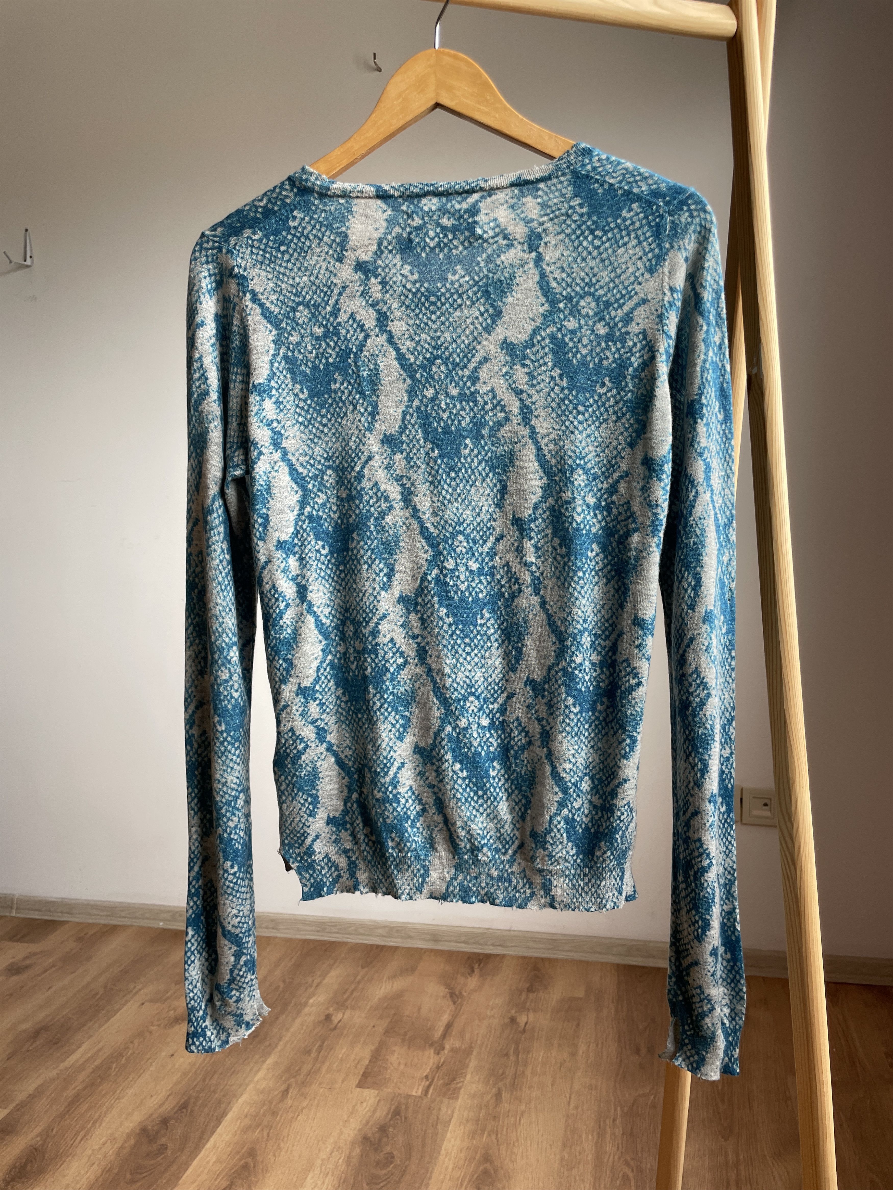 Zadig & Voltaire Zadig & Voltaire Deluxe Womens Ninon Print Cashmere Cardigan Size M / US 6-8 / IT 42-44 - 2 Thumbnail