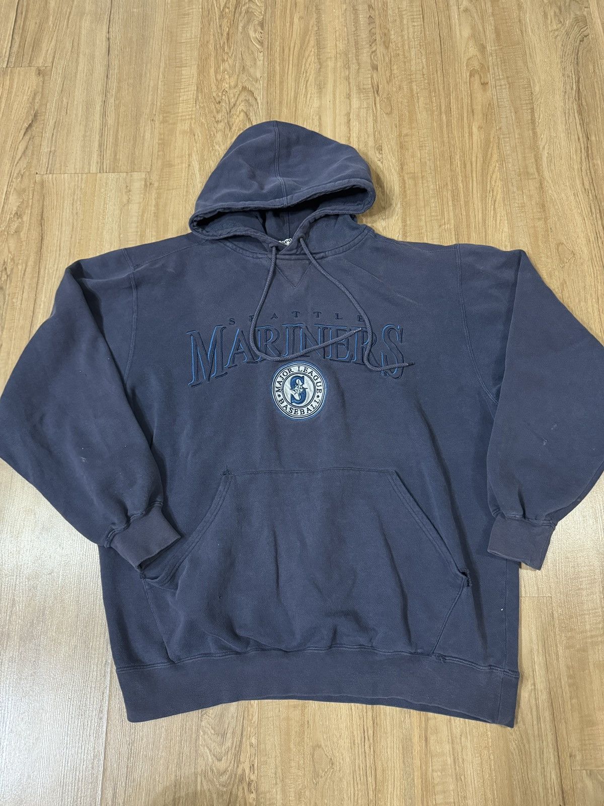 Lee × MLB × Vintage VINTAGE LEE X MLB MARINERS HOODIE Size US M / EU 48-50 / 2 - 1 Thumbnail