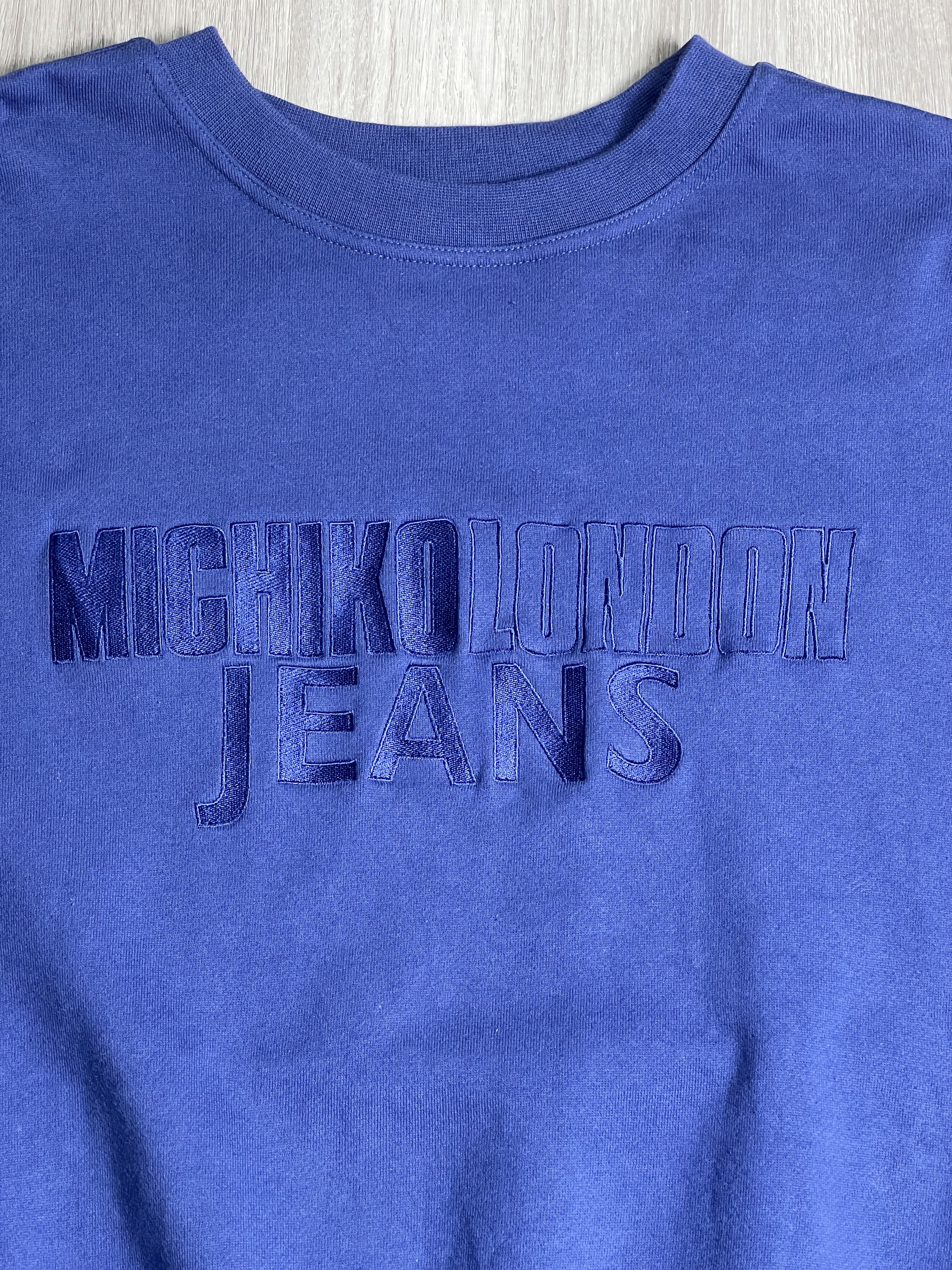 Michiko Koshino London VTG Michiko London Jeans Embroidery Sweatshirt (L) JKA020 Size US L / EU 52-54 / 3 - 2 Thumbnail