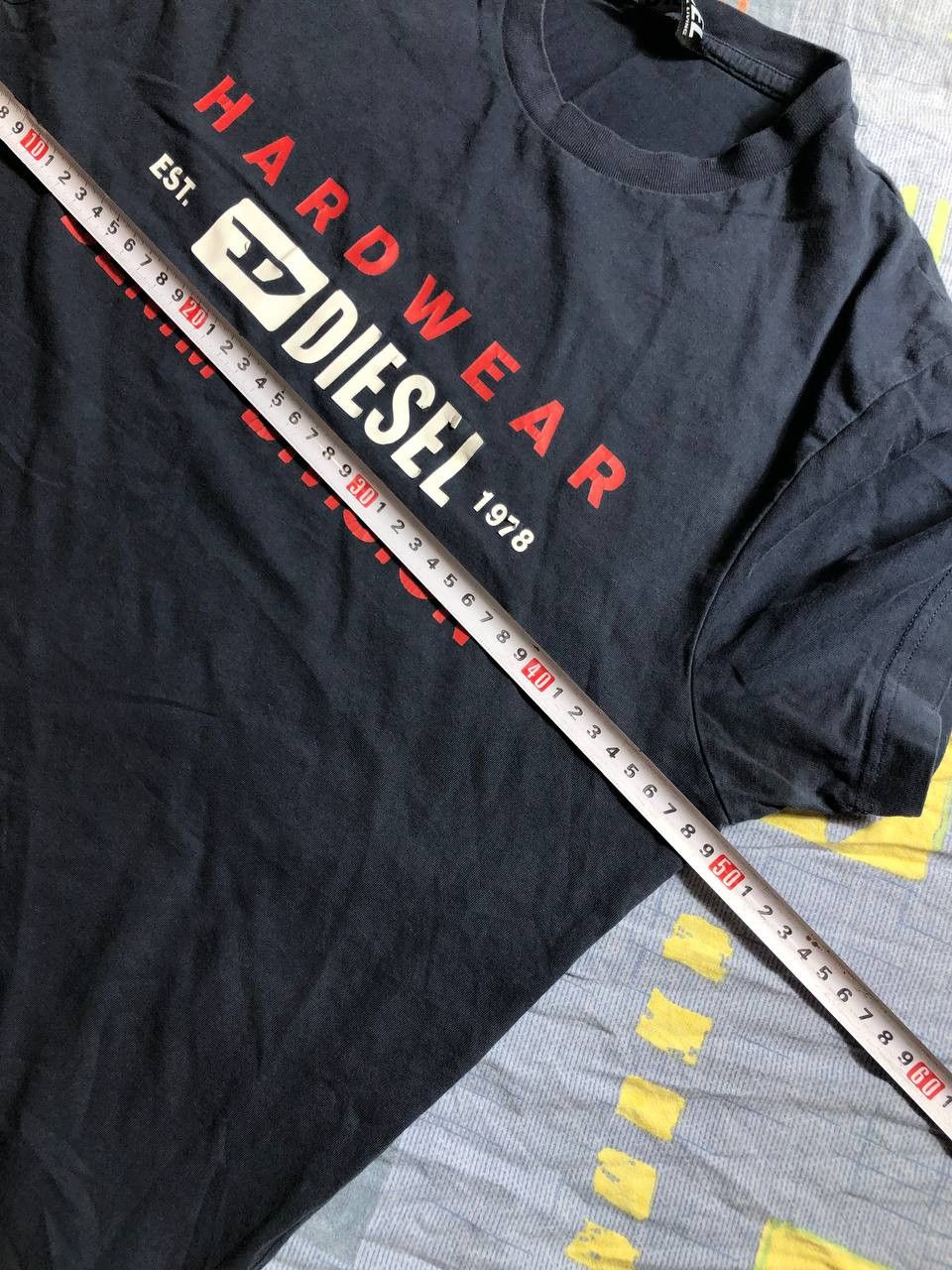 Diesel × Vintage T-shirt 90s Diesel Vintage Big Center Logo Bootleg Y2k Size US M / EU 48-50 / 2 - 5 Thumbnail