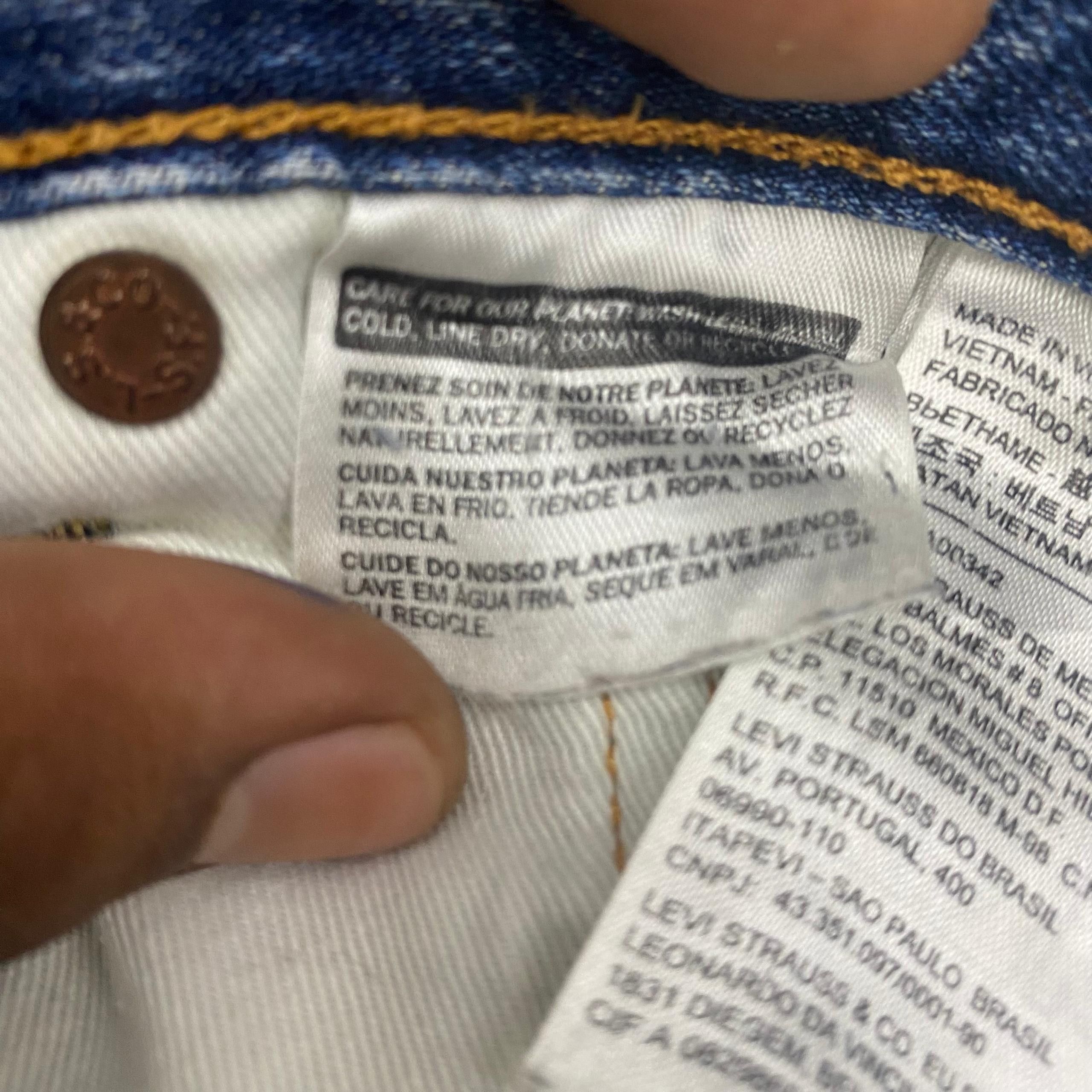 Levi's 💥Best Offer💥Vintage Levis 505 Distressed Denim Size US 30 / EU 46 - 17 Thumbnail
