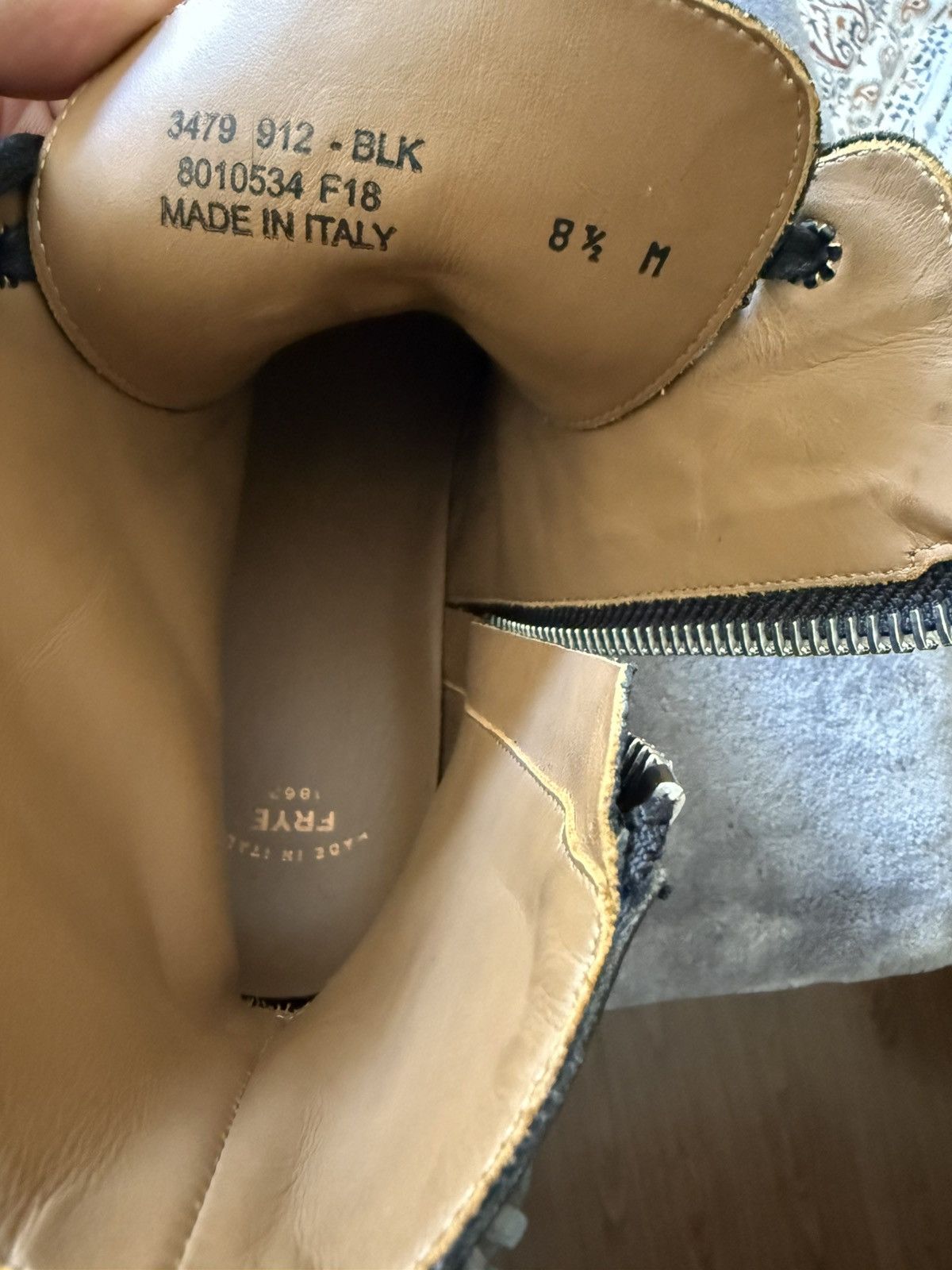 Frye Frye made in Italy leather combat boot Size US 8.5 / IT 38.5 - 4 Thumbnail