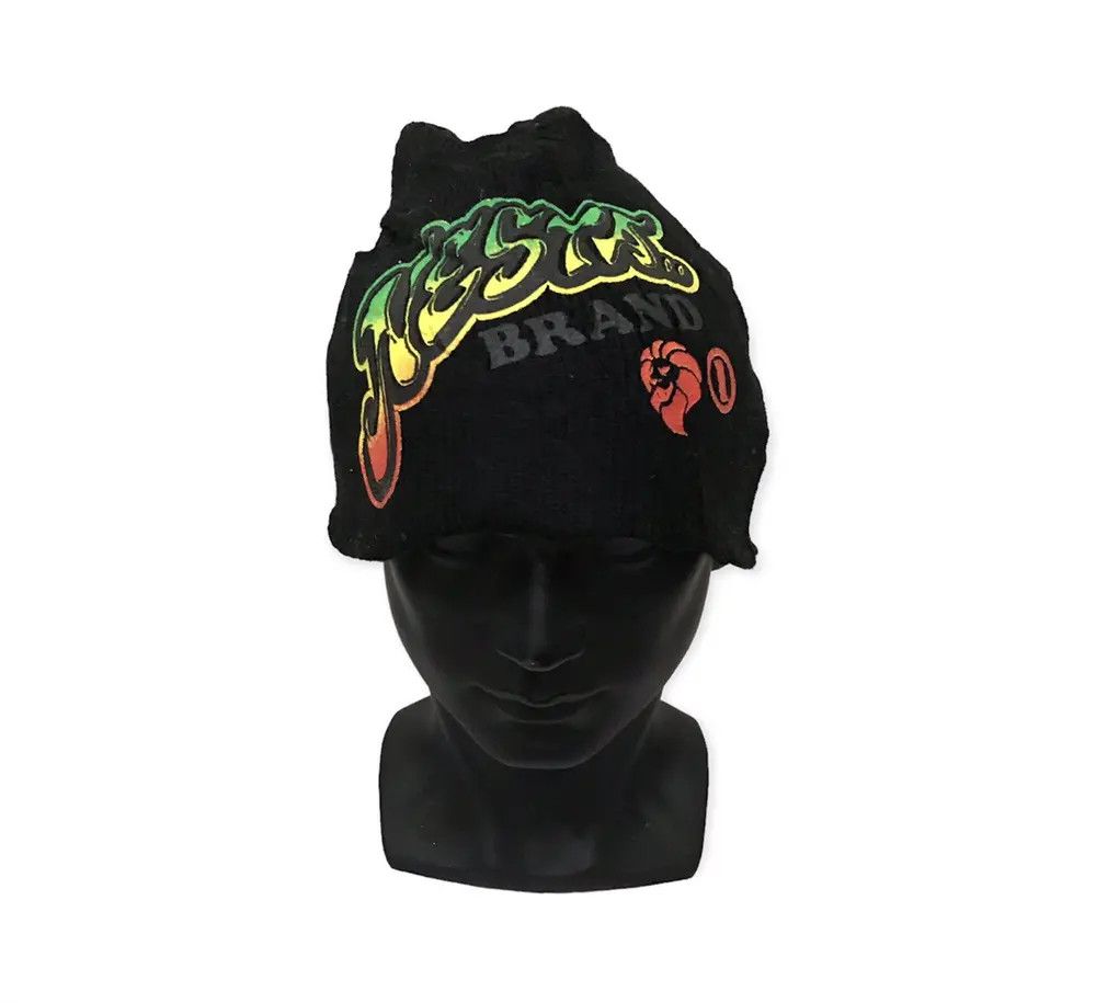 Vintage Nesta Brand Overprint Beanie Hat Size ONE SIZE - 1 Thumbnail